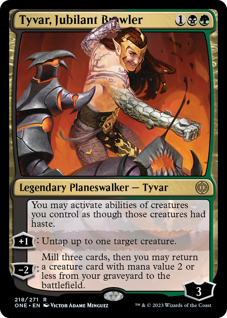 May activate. Tyvar MTG. Grist, the Hunger Tide. Tyvar kell Art. MTG Phyrexia all will be one.