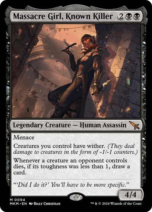 mkm mtg cards Murder - 300 - Foil - MKM - MTG