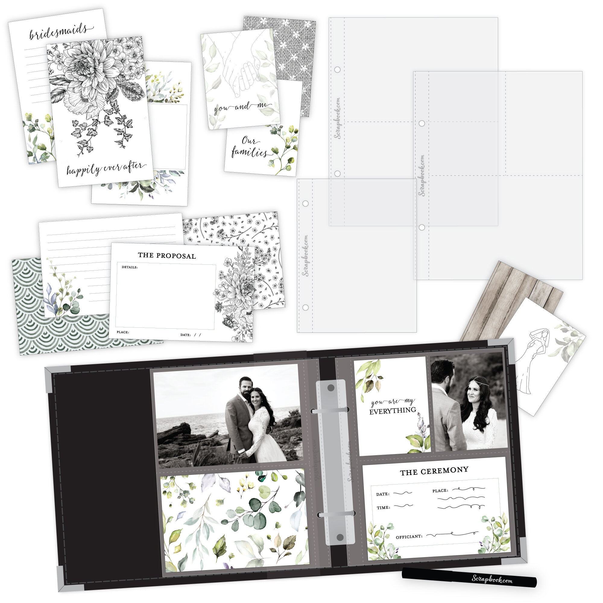 I Do Wedding Scrapbook Album - Mini Book Kit - Scrapbook Kits at Weekend  Kits
