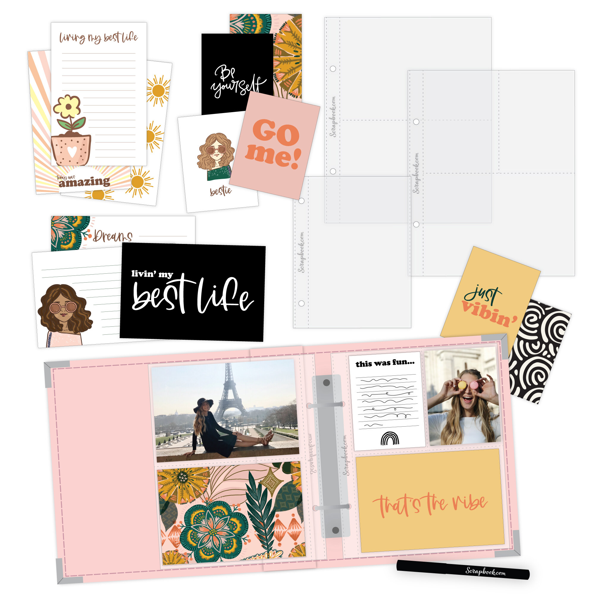 Basic Scrapbook Starter Kit