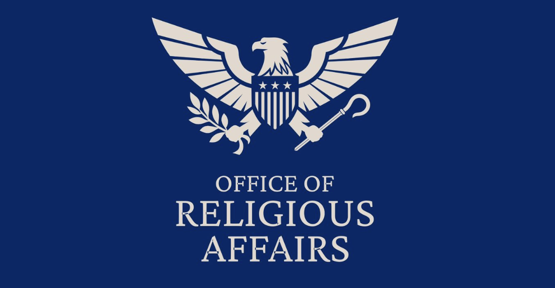 The State eagle should not be holding the pastoral staff of the Church