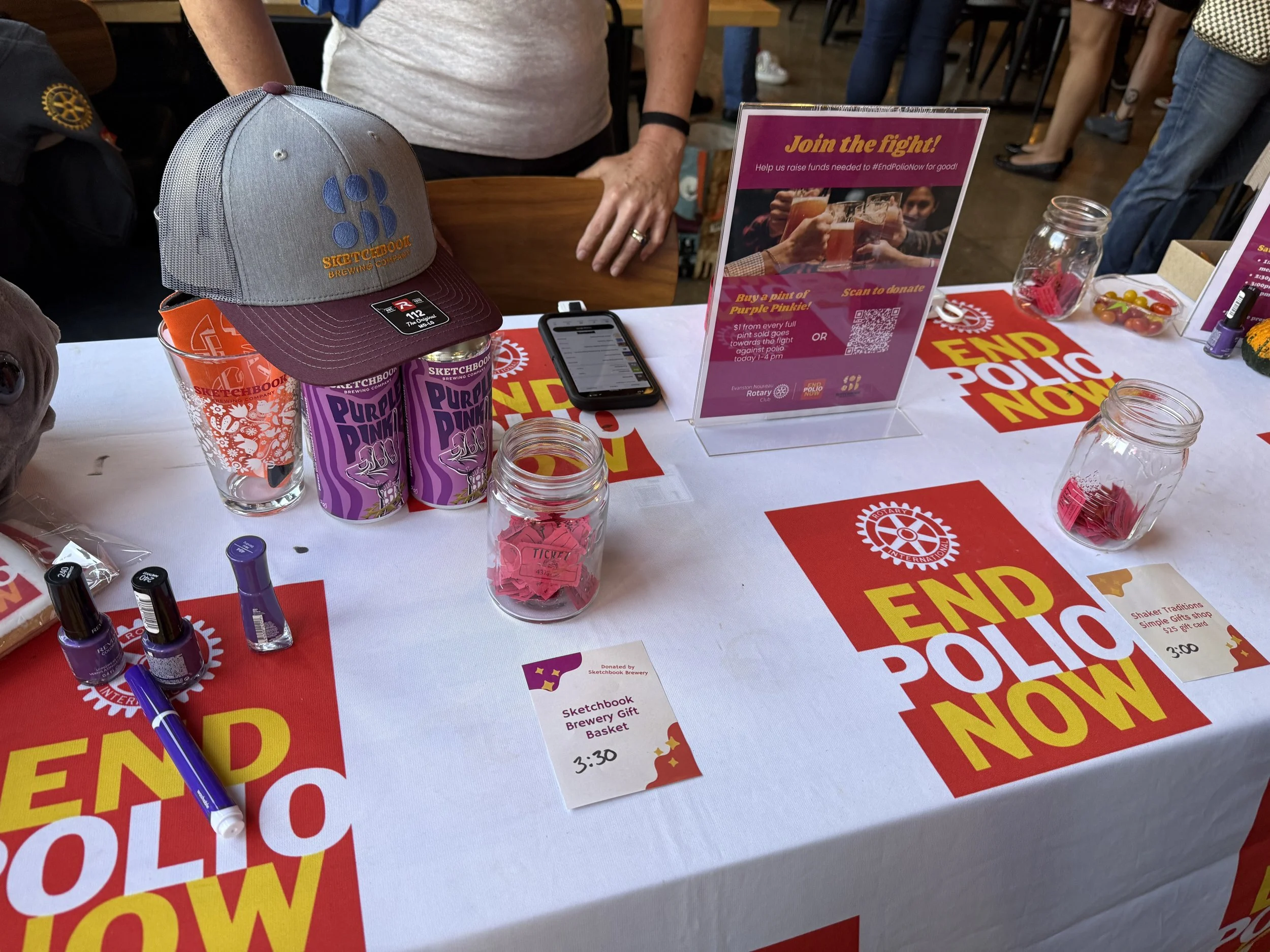 In defense of fundraising against suicide, polio when democracy is under threat