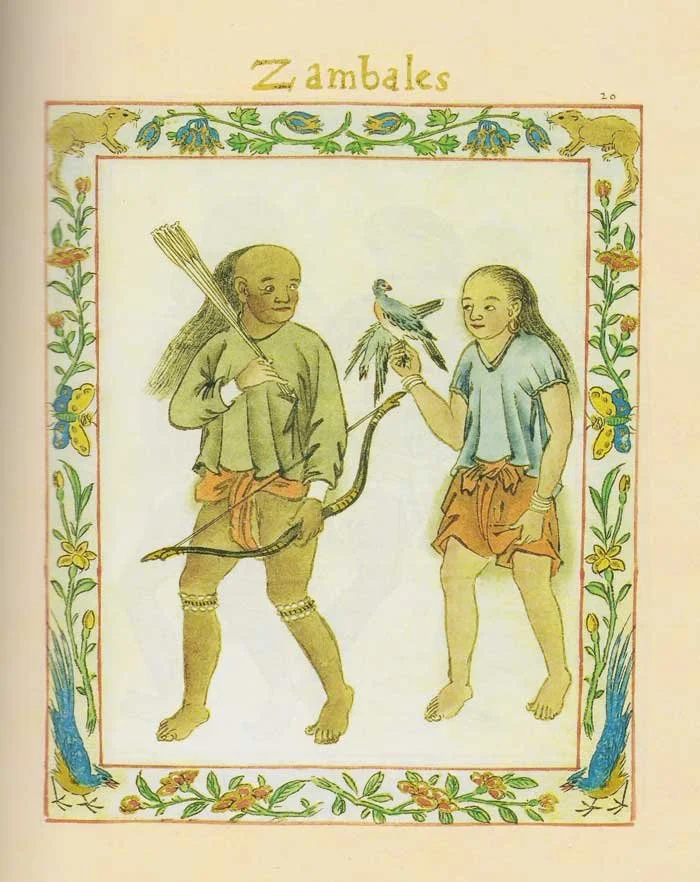 Illustration from the Boxer Codex (c. 1590). This provides rare visual insight into what early Ilocanos and neighboring groups may have worn, including hairstyles and basic attire.