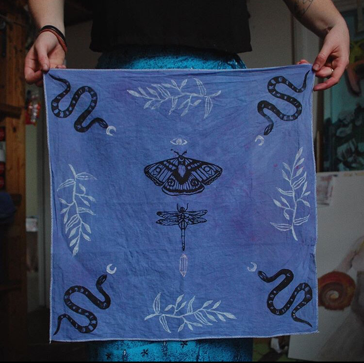 Hand-printed Bandanas