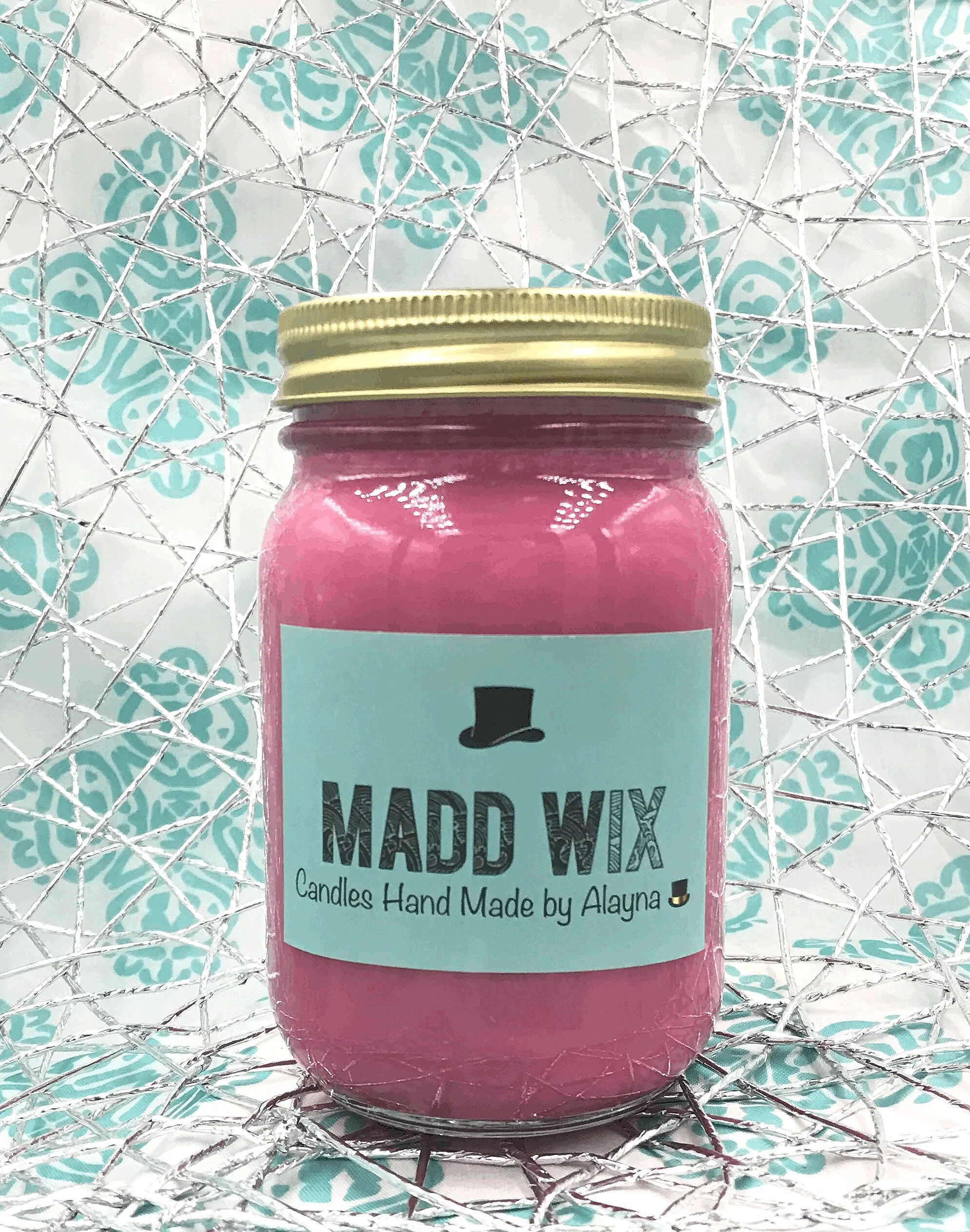 Black Cherry Merlot Soy Candle- Wine Candle- MADD WIX Candle Company