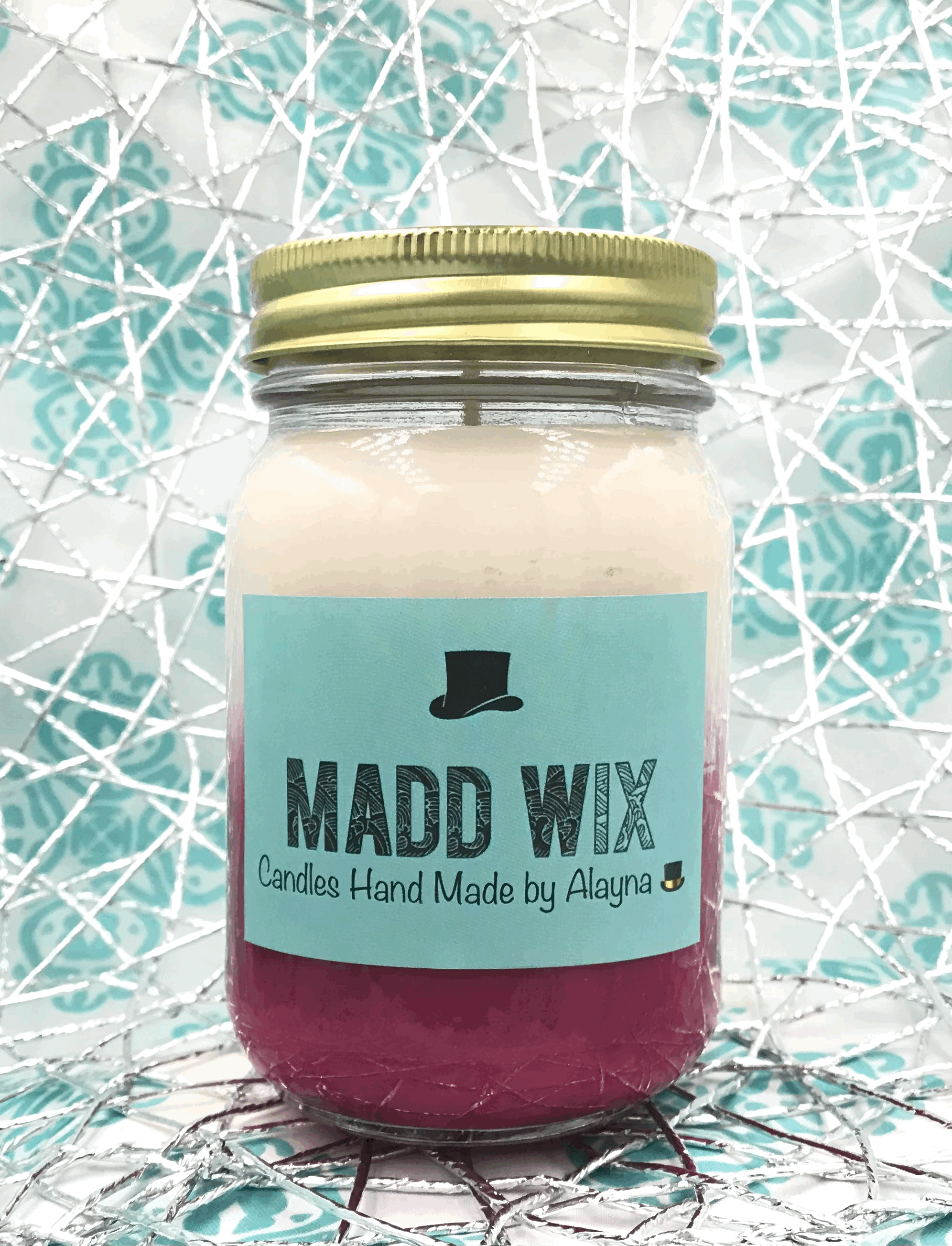 Love Spell-Romantic Candle-Purple Candle-MADD WIX Candle Company