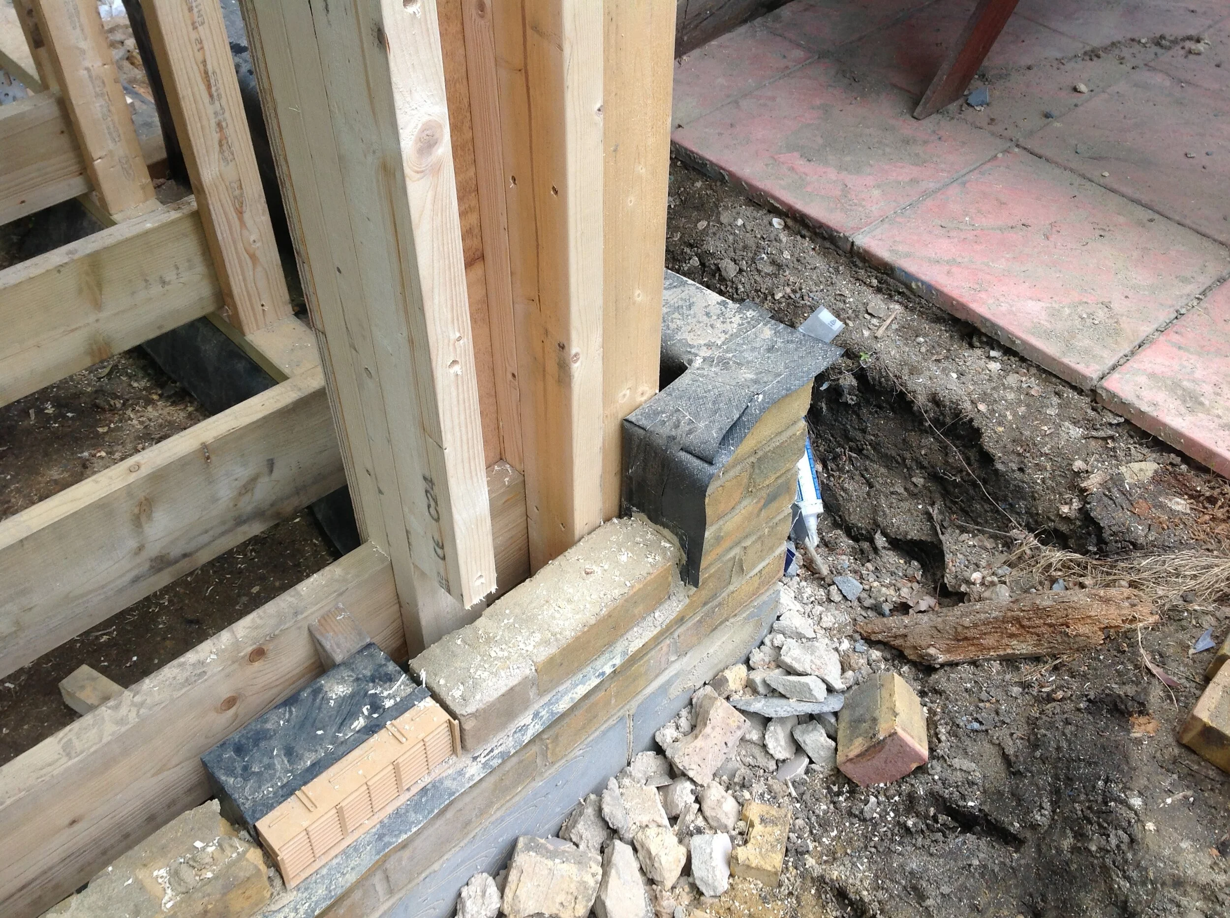 the floor is a suspended timber floor and as such requires ventilation underneath