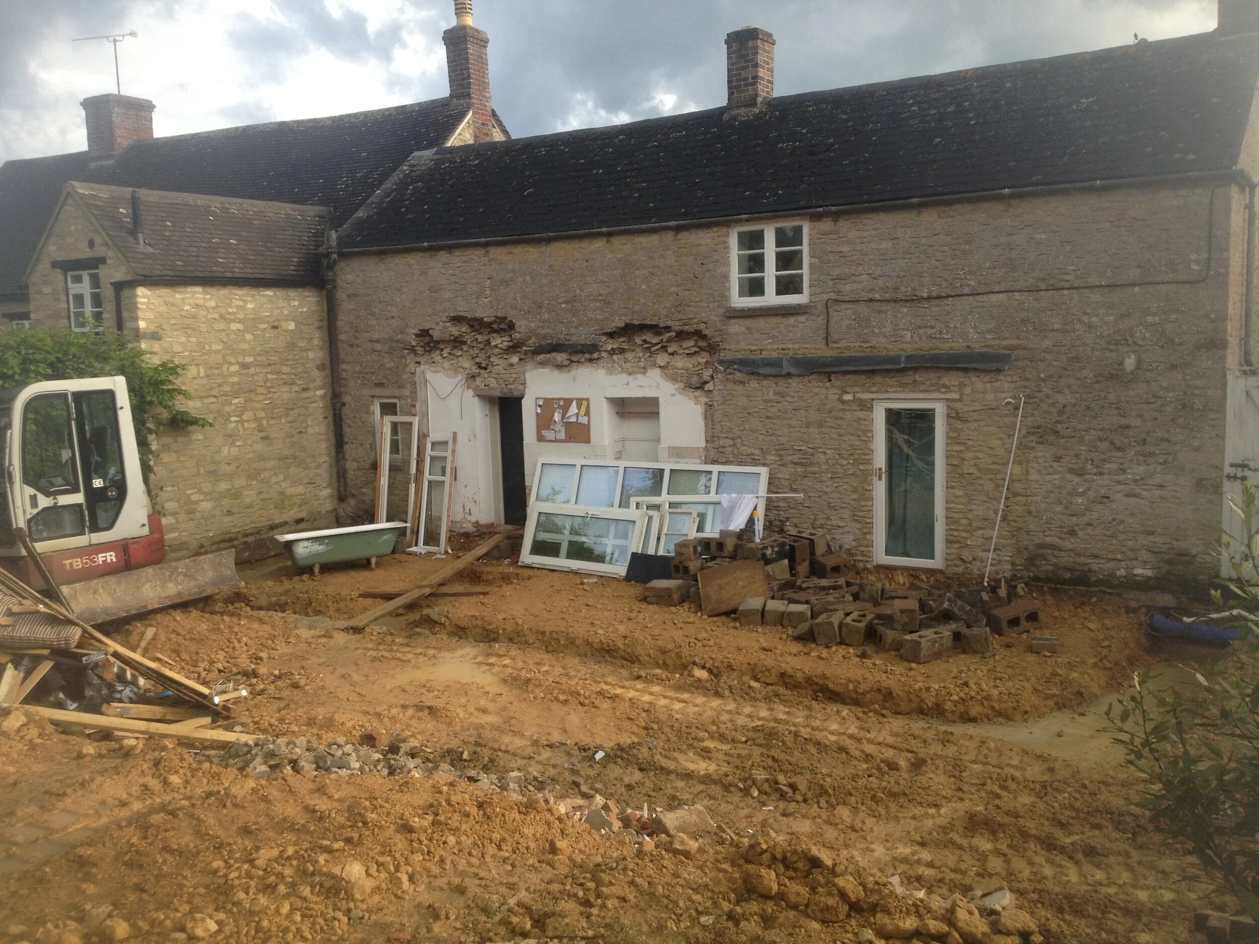 The site when I started.