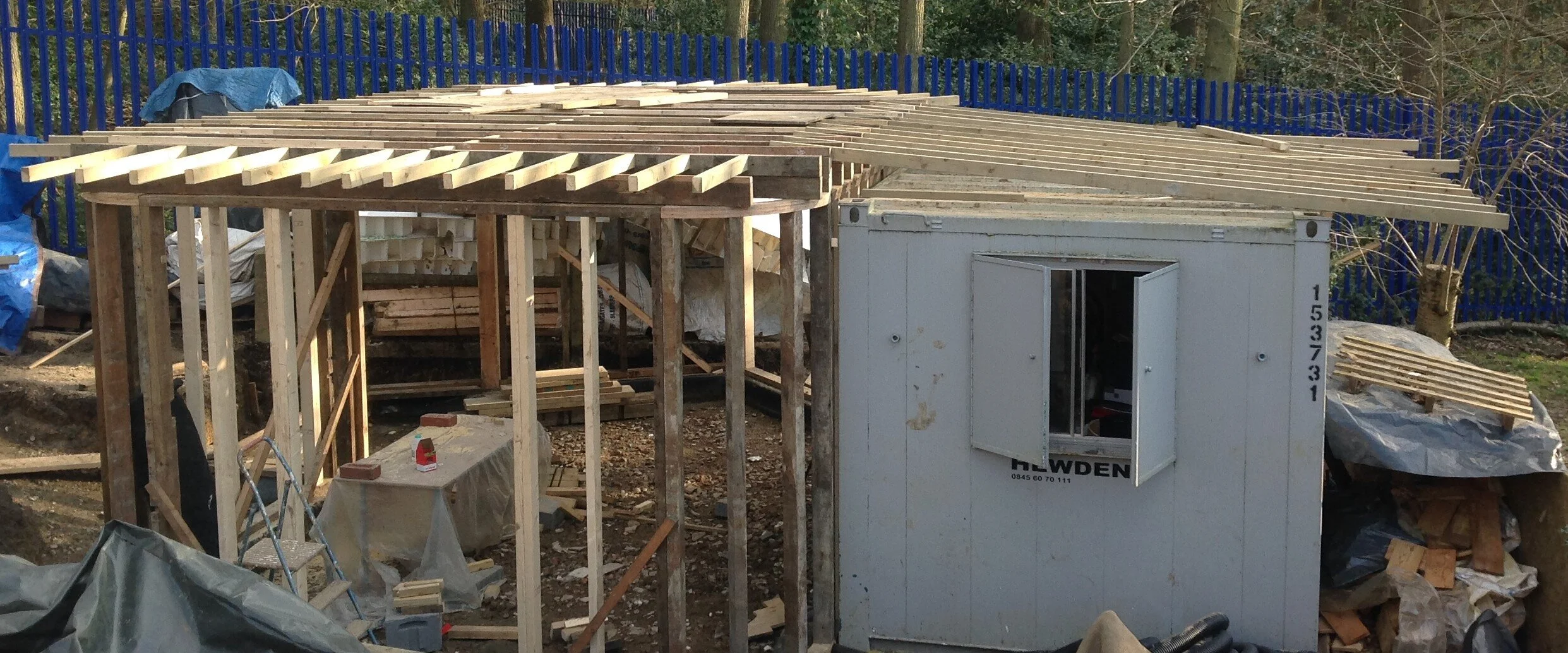 The container got a new roof.