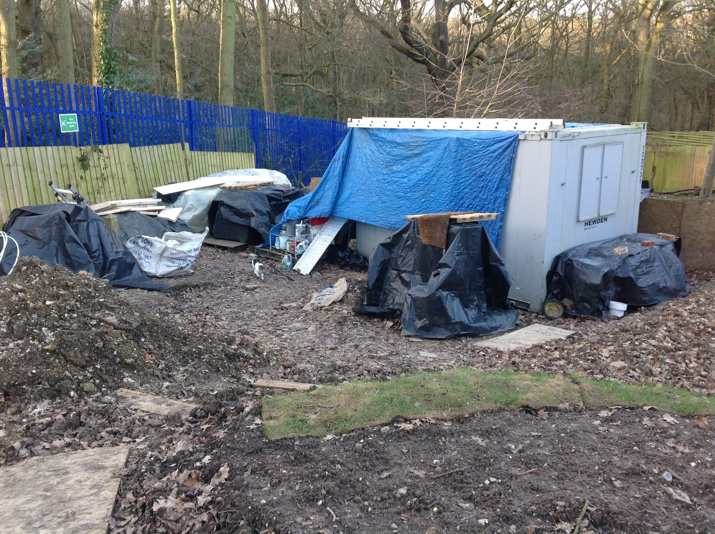 The plan was to link a new hempcrete studio ,built with left over materials from a house build, with the existing container.