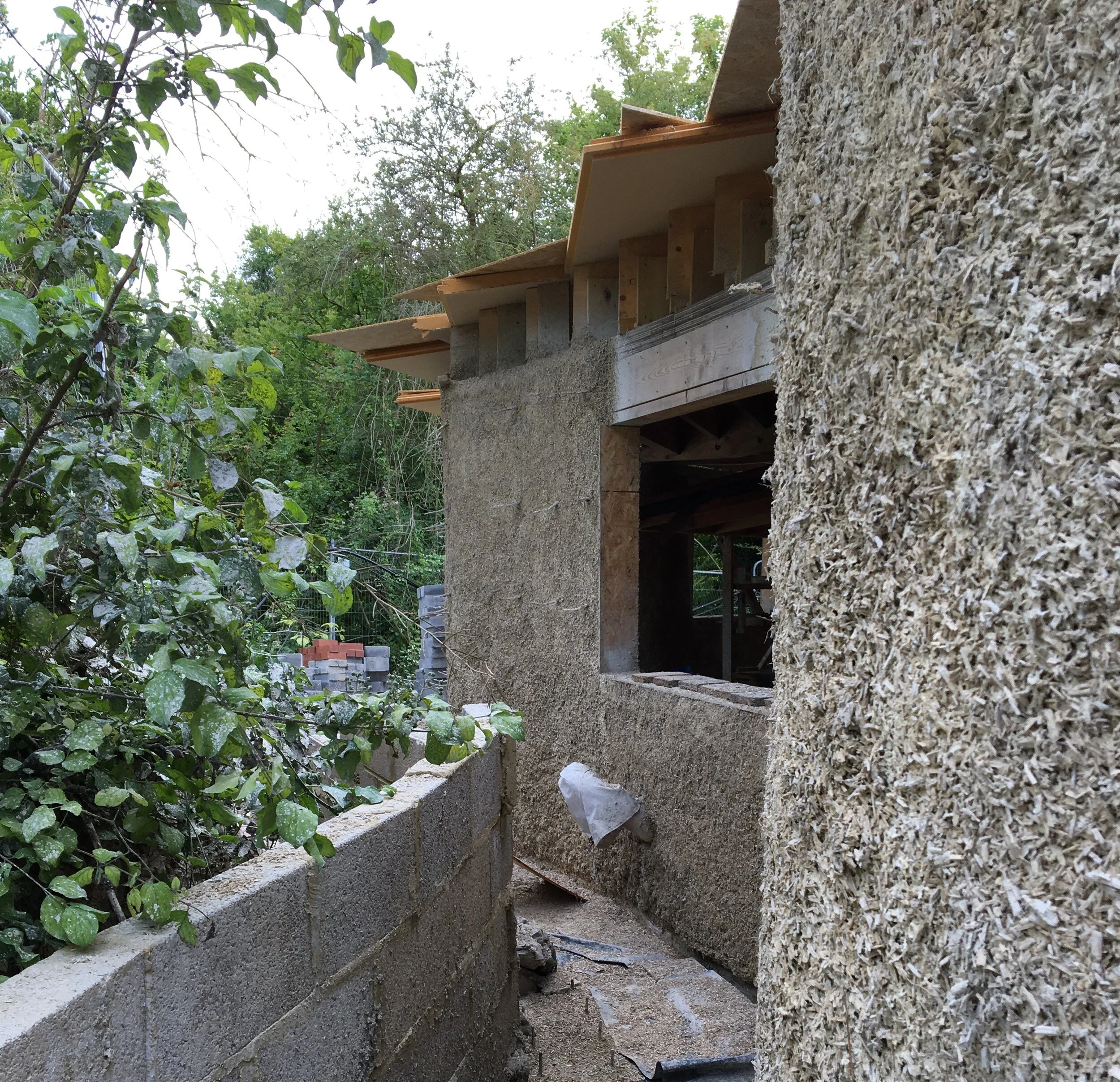 sprayed hempcrete — Hempcrete by William Stanwix