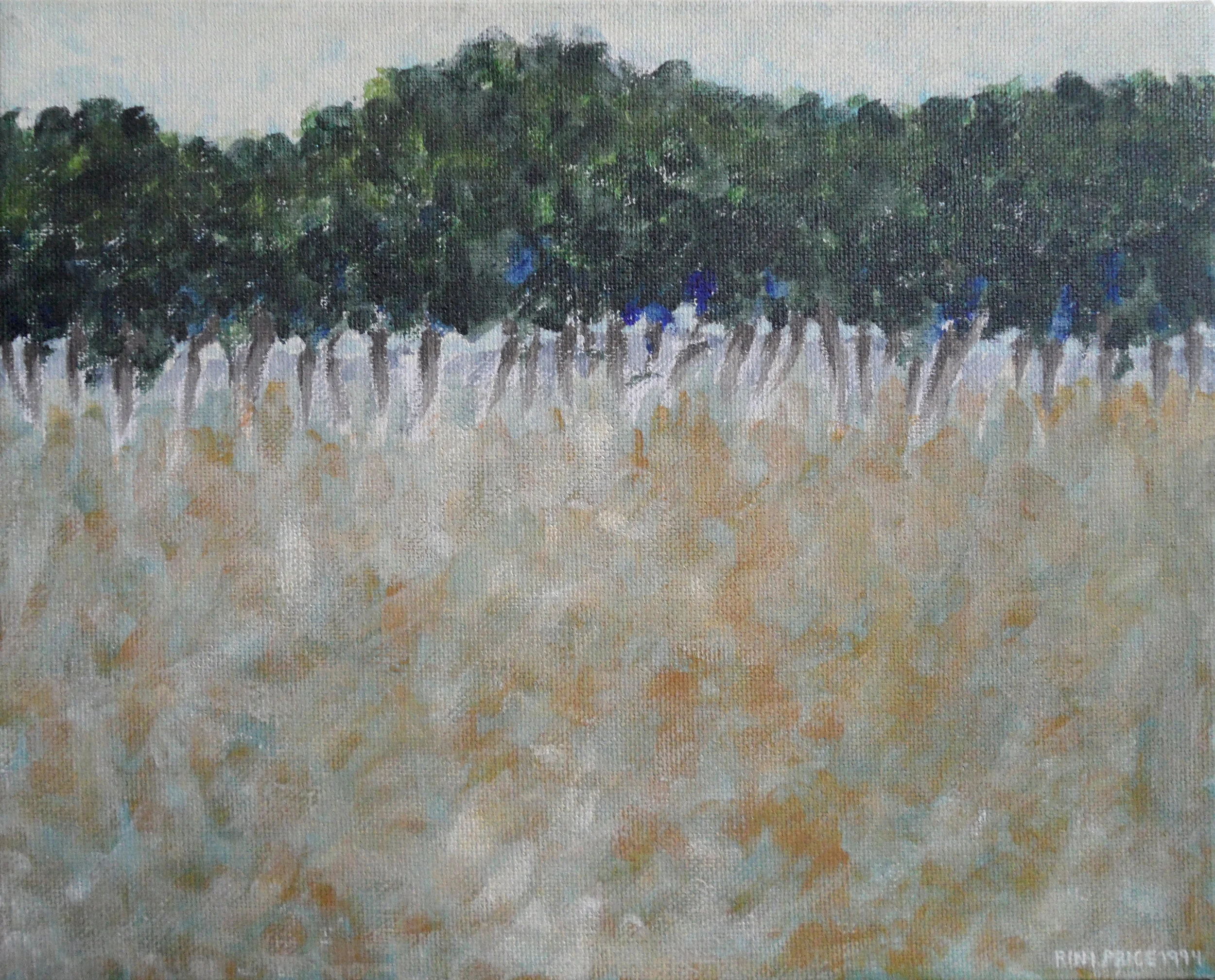 First English Trees | Acrylic | 8 x 10 inches | 1994