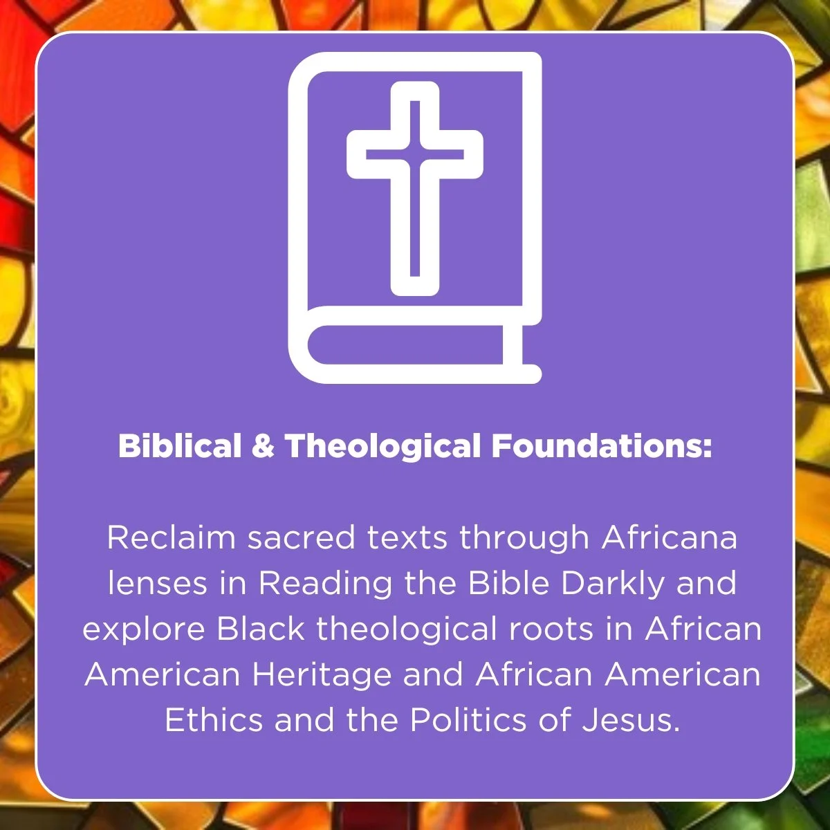 Biblical &amp; Theological Foundations
