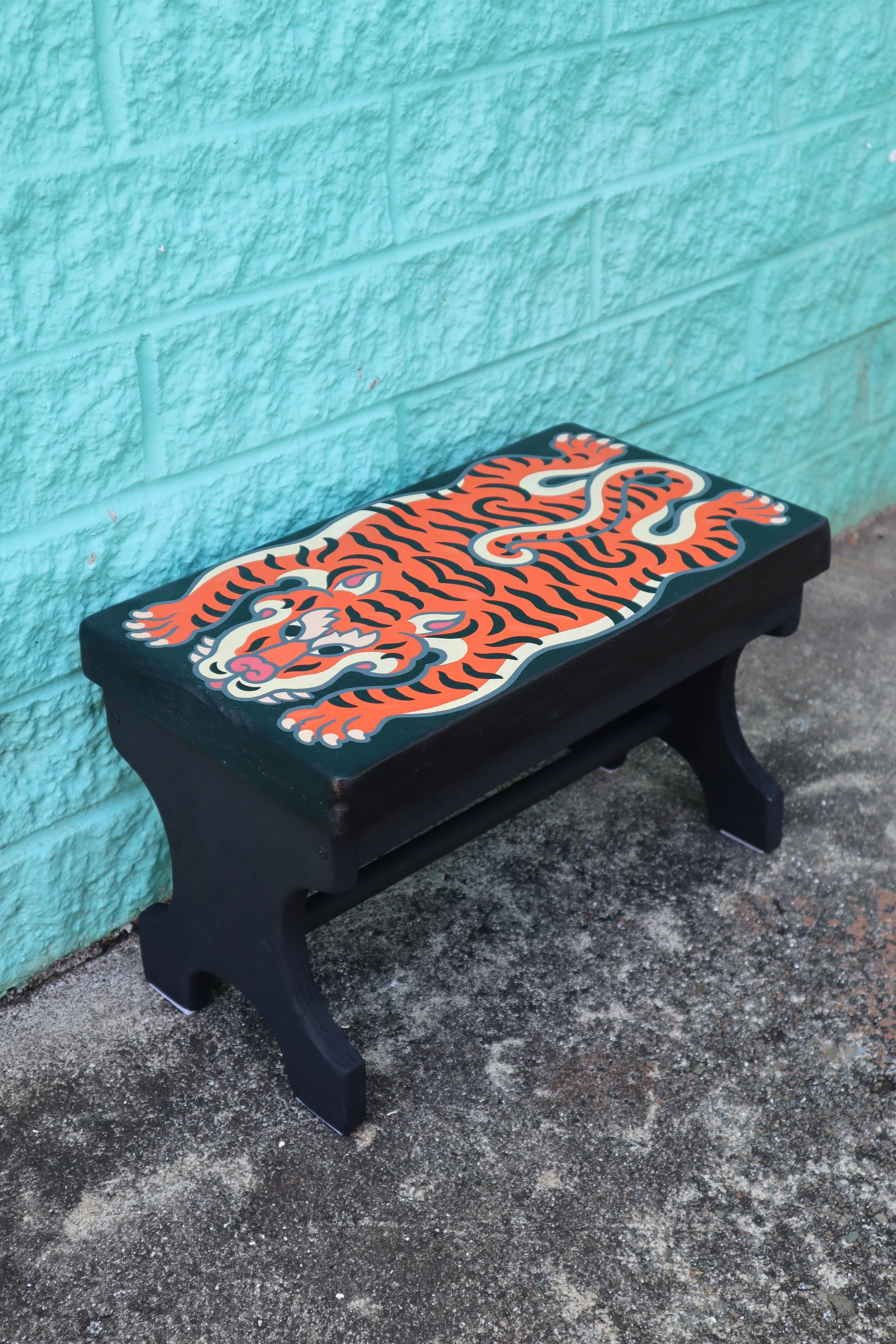 Tibetan Tiger Stool