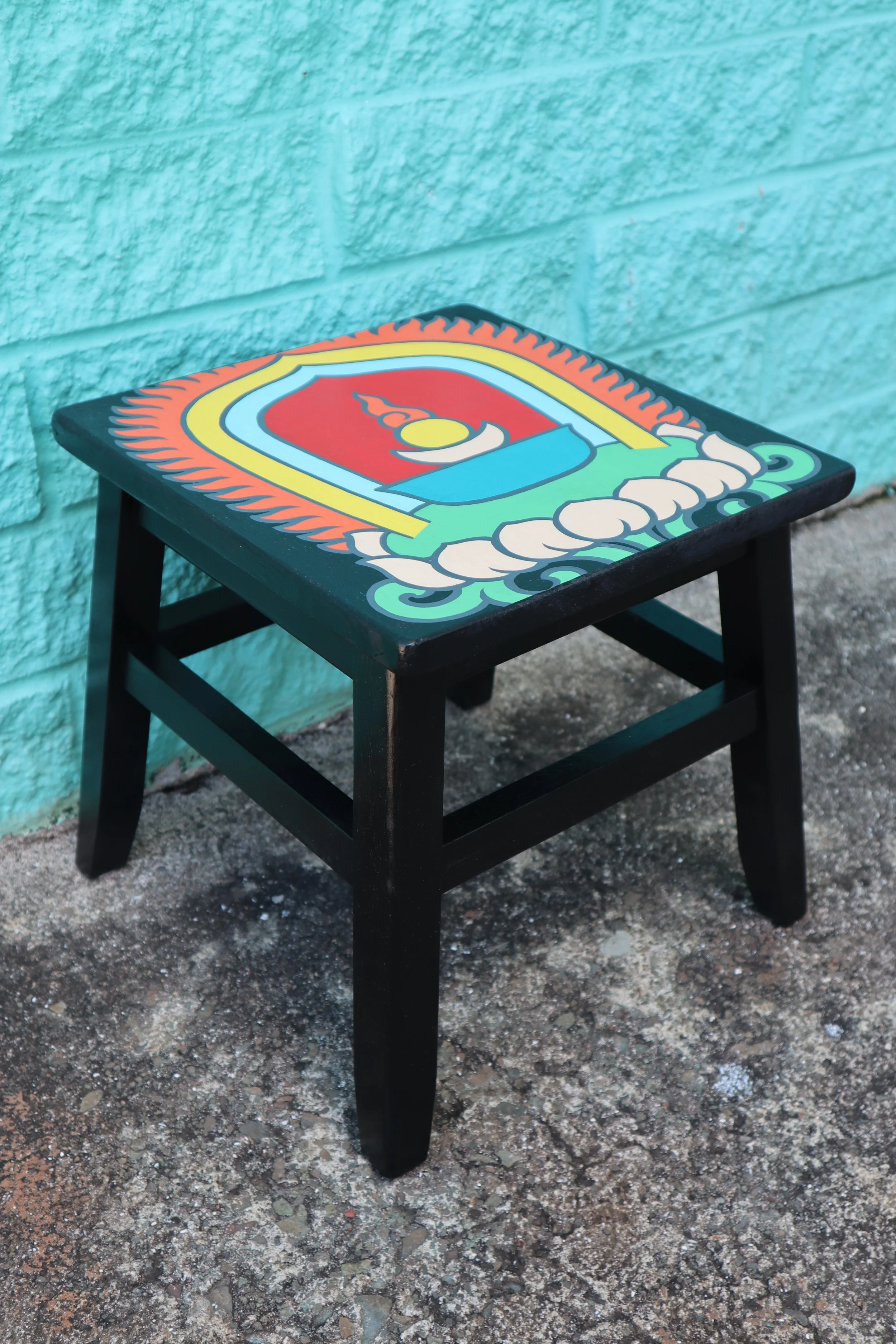 Tibetan Shrine Stool