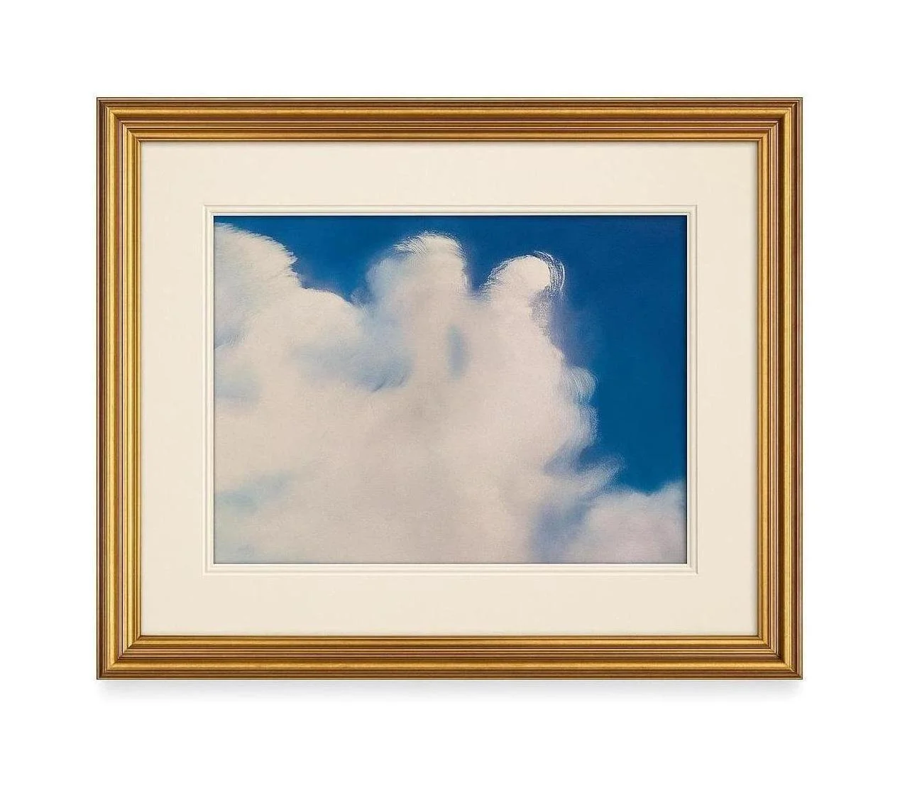 "Day in the Sun" – Cloud Beach Print | Soft Blue Sky Wall Art for Nursery or Living Room Decor