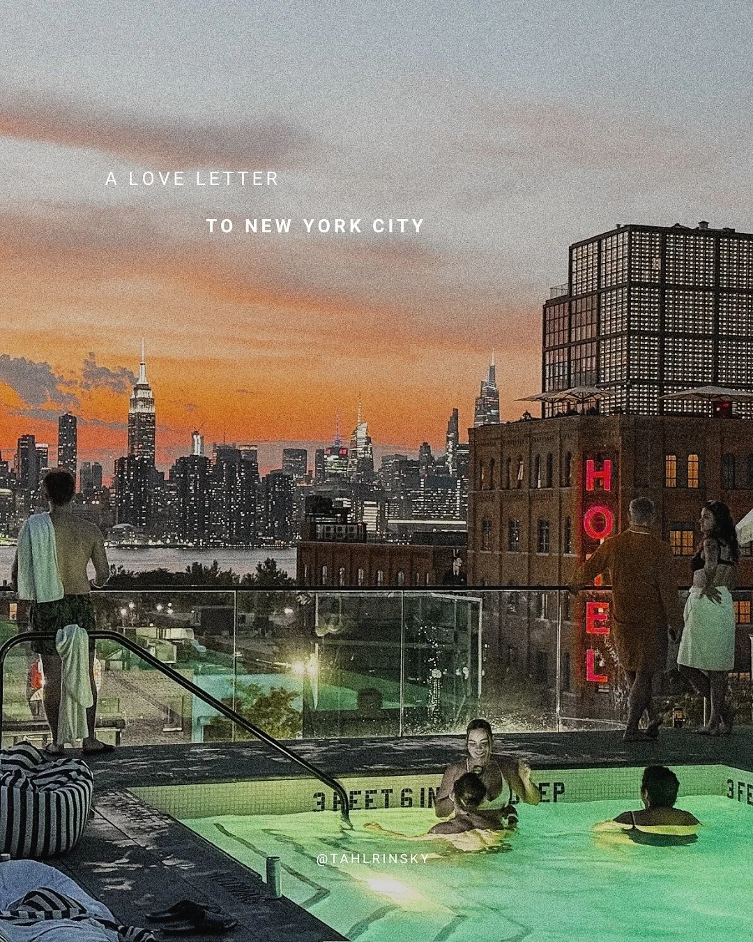 New York, I love you. 
Born into your hot pavement, I&rsquo;m still magnetically pulled back into your womb. You were the first place I ran to when school was over, and the first place I returned when my marriage unraveled 10 years ago.

Since then I
