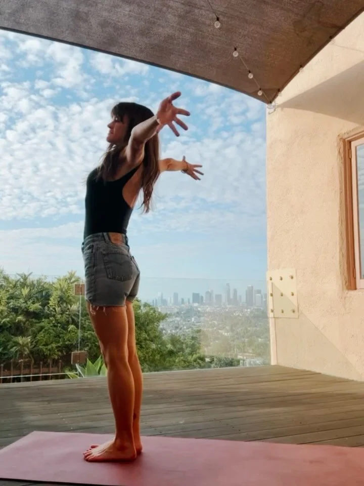 Travel knocks me off my routine. I planned to studio hop my way through my three weeks of travel, but in the end I took one class with @janetstoneyoga in San Francisco, then chased music, art, family-all the things I miss when I&rsquo;m home in Byron
