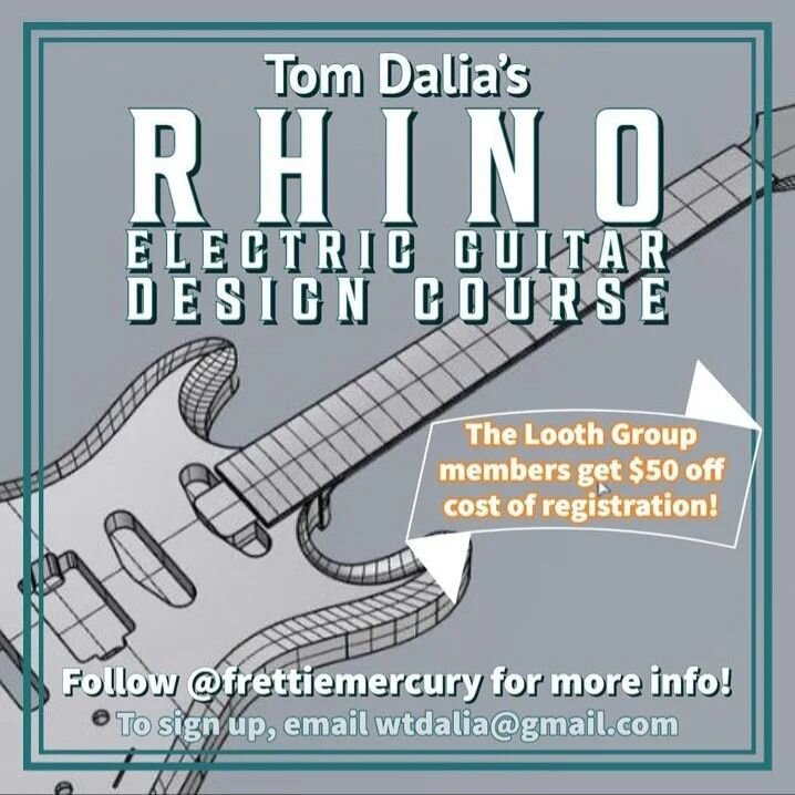 Just a note for fellow builders - Tom Dalia is a CAD genius and teaches classes via Zoom. Though I haven't taken one YET, his classes get rave reviews. Consider signing up for one to learn or sharpen your guitar specific CAD skills! 😍😍😍