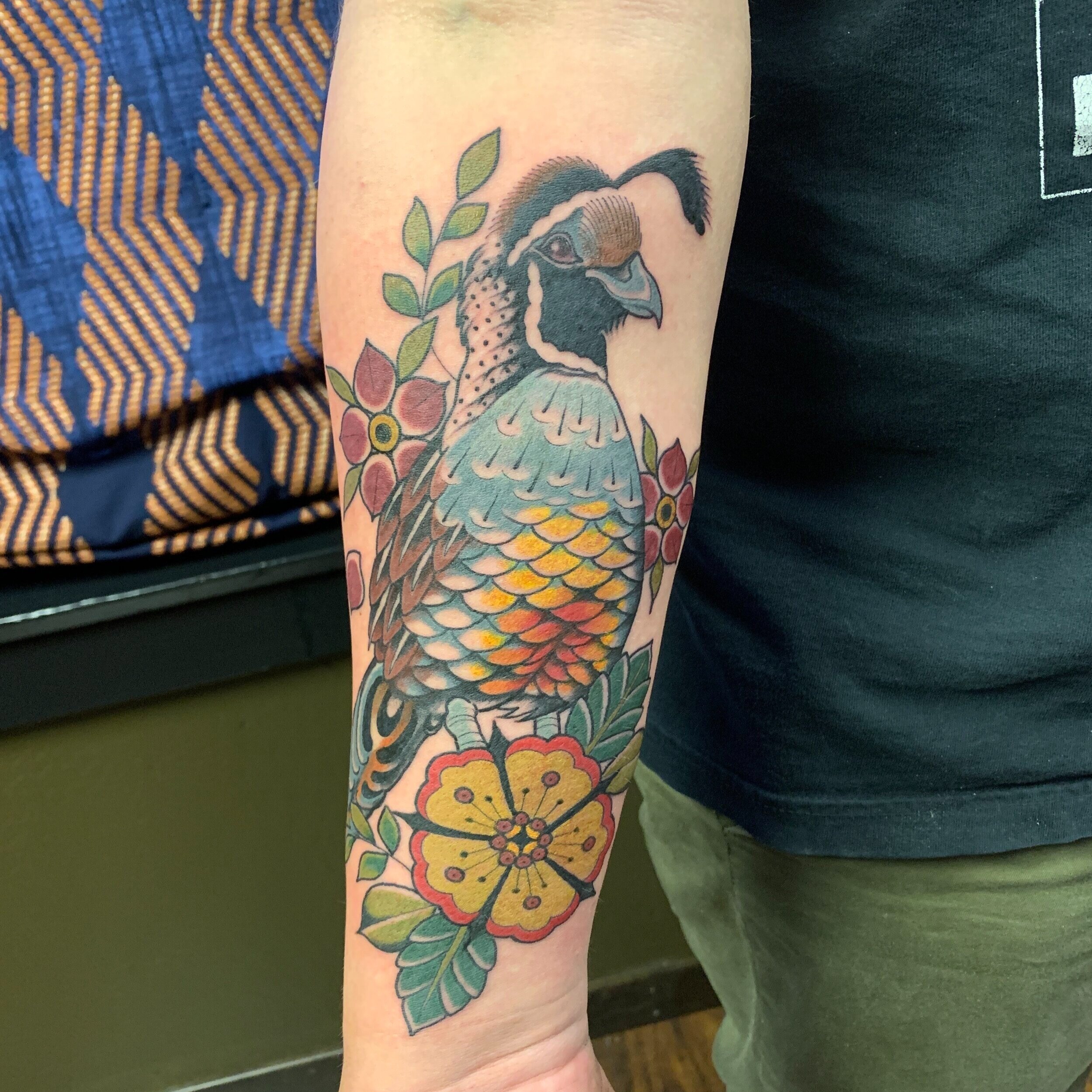 𝓜𝓔𝓜𝓔𝓝𝓣𝓞 𝓜𝓞𝓡𝓘 𝓣𝓐𝓣𝓣𝓞𝓞 on Instagram California quail done  by henrydevertattoo  mementomori mementomoritattoo  mementomoritattoonapa tattooing napatattoo
