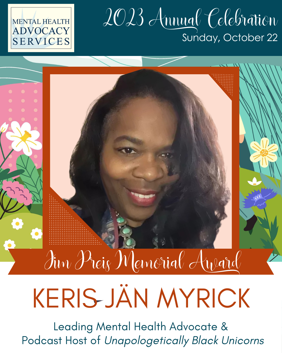 2023: Keris Jän Myrick, Mental Health Advocate and Podcast Host