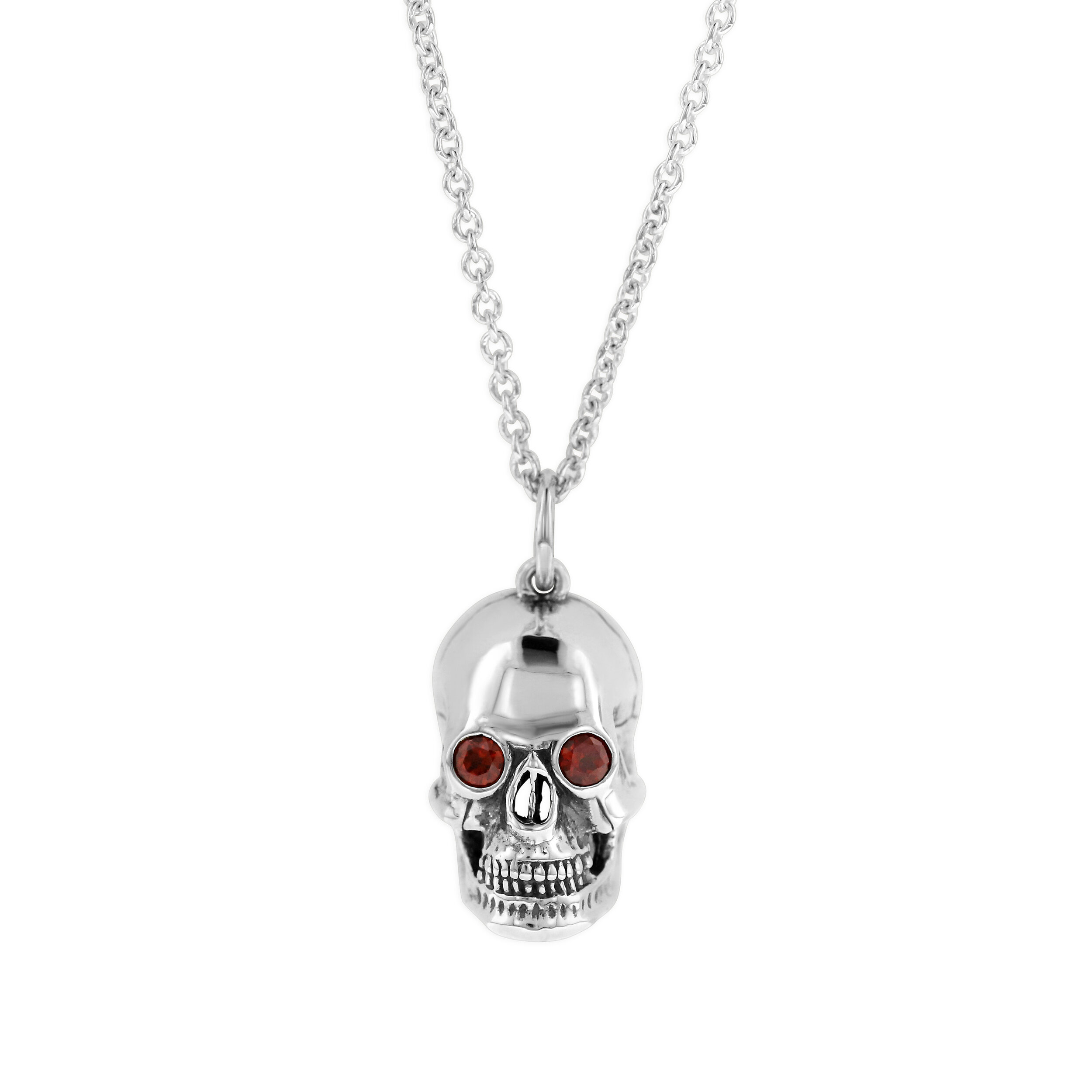 Rhinestone Skull Necklace - Temu