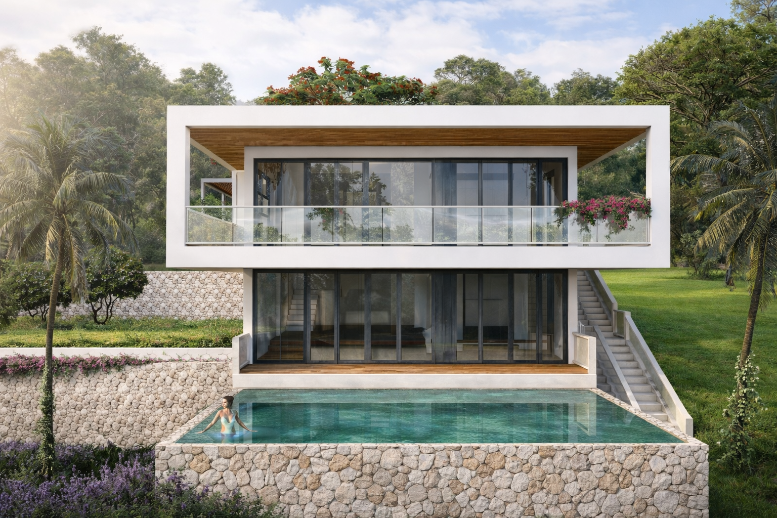 Modern villa by serene infinity pool.png