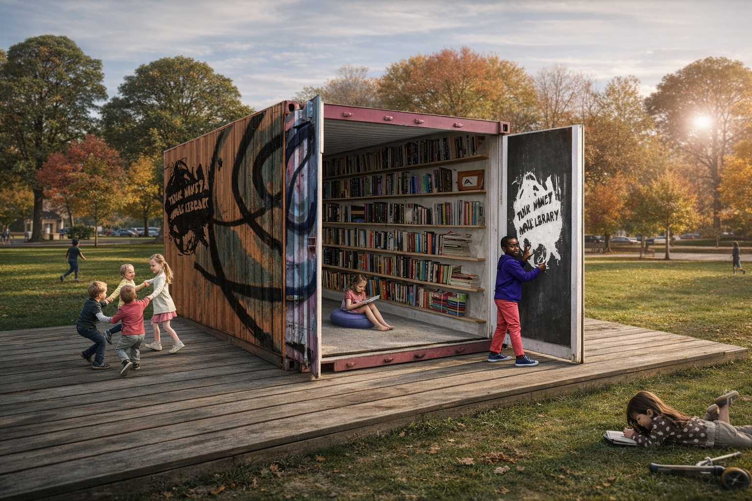 Community library in a park setting.png