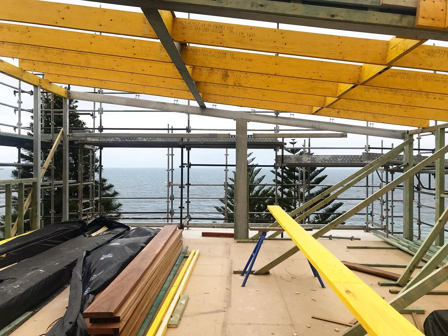 Construction progress shots from Coalcliff