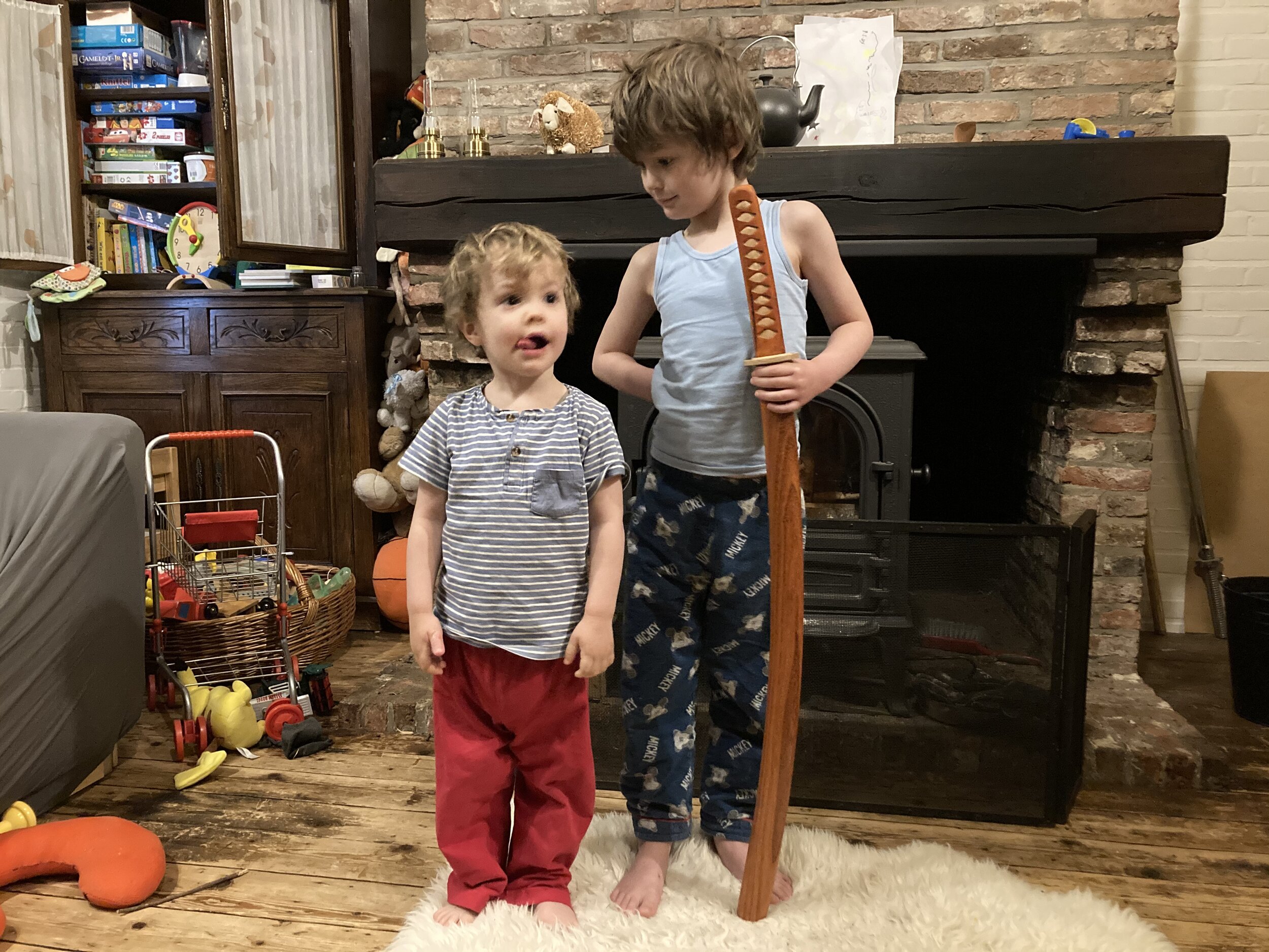 Kids for scale. Even though you have no idea how tall they actually are.