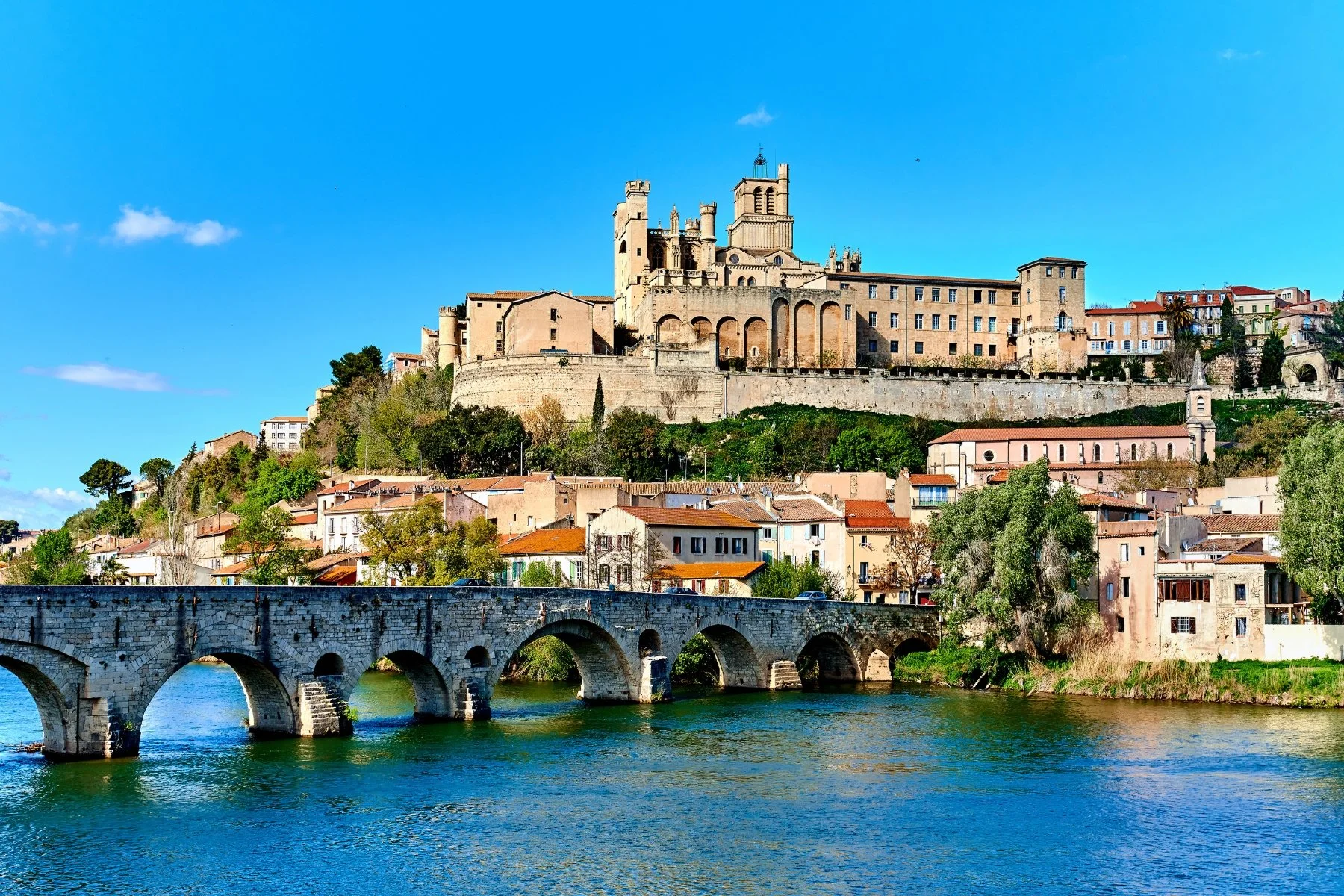 The River Orb, Béziers, France