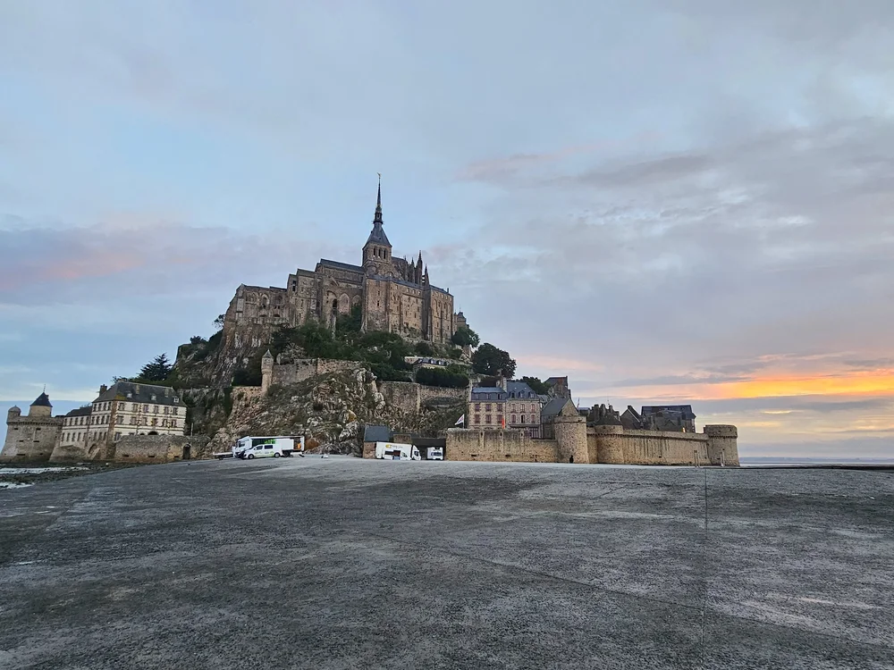Mont Saint-Michel at dawn