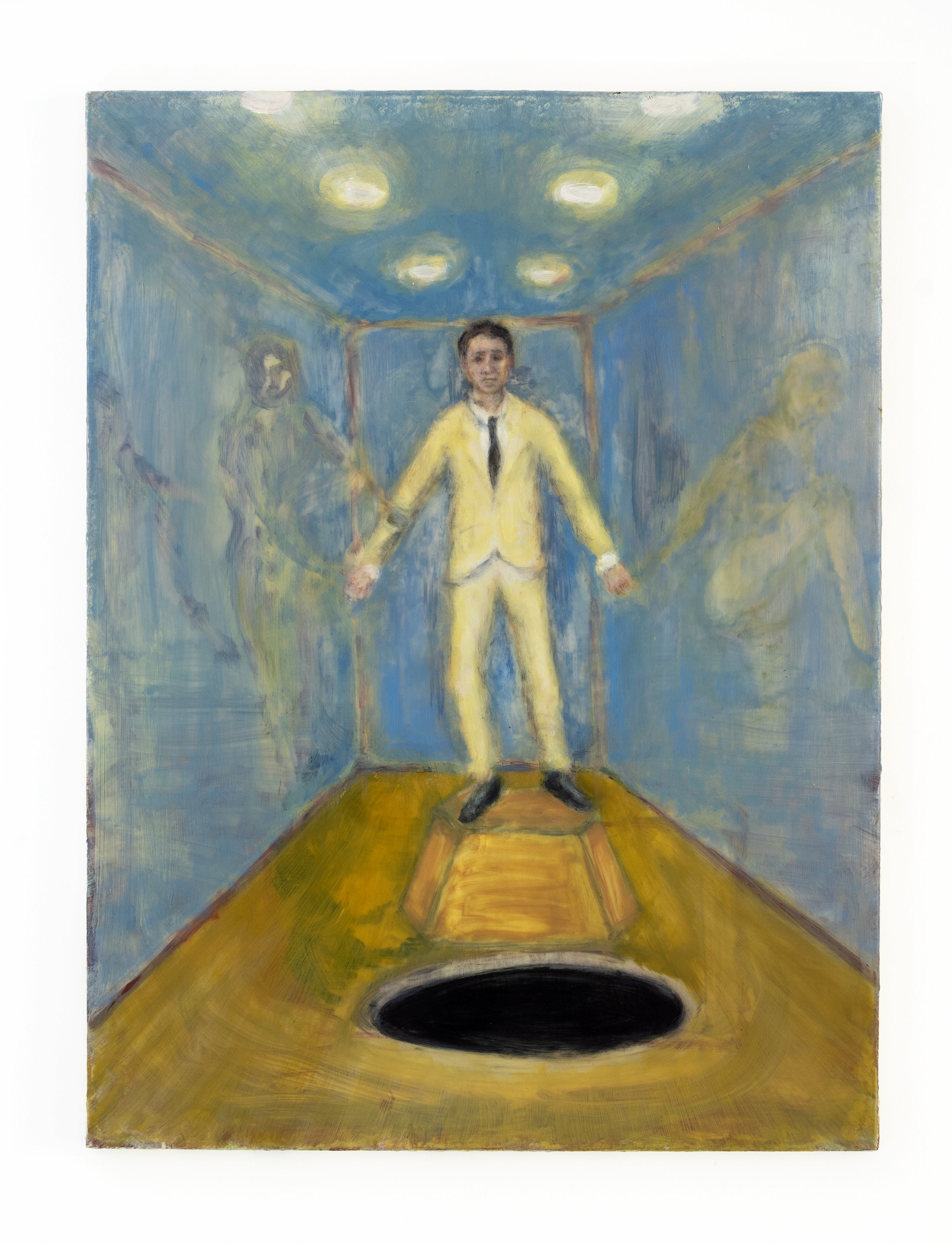  A Boy’s Temptation,   2020, oil and resin on canvas, 80 x 60 cm  