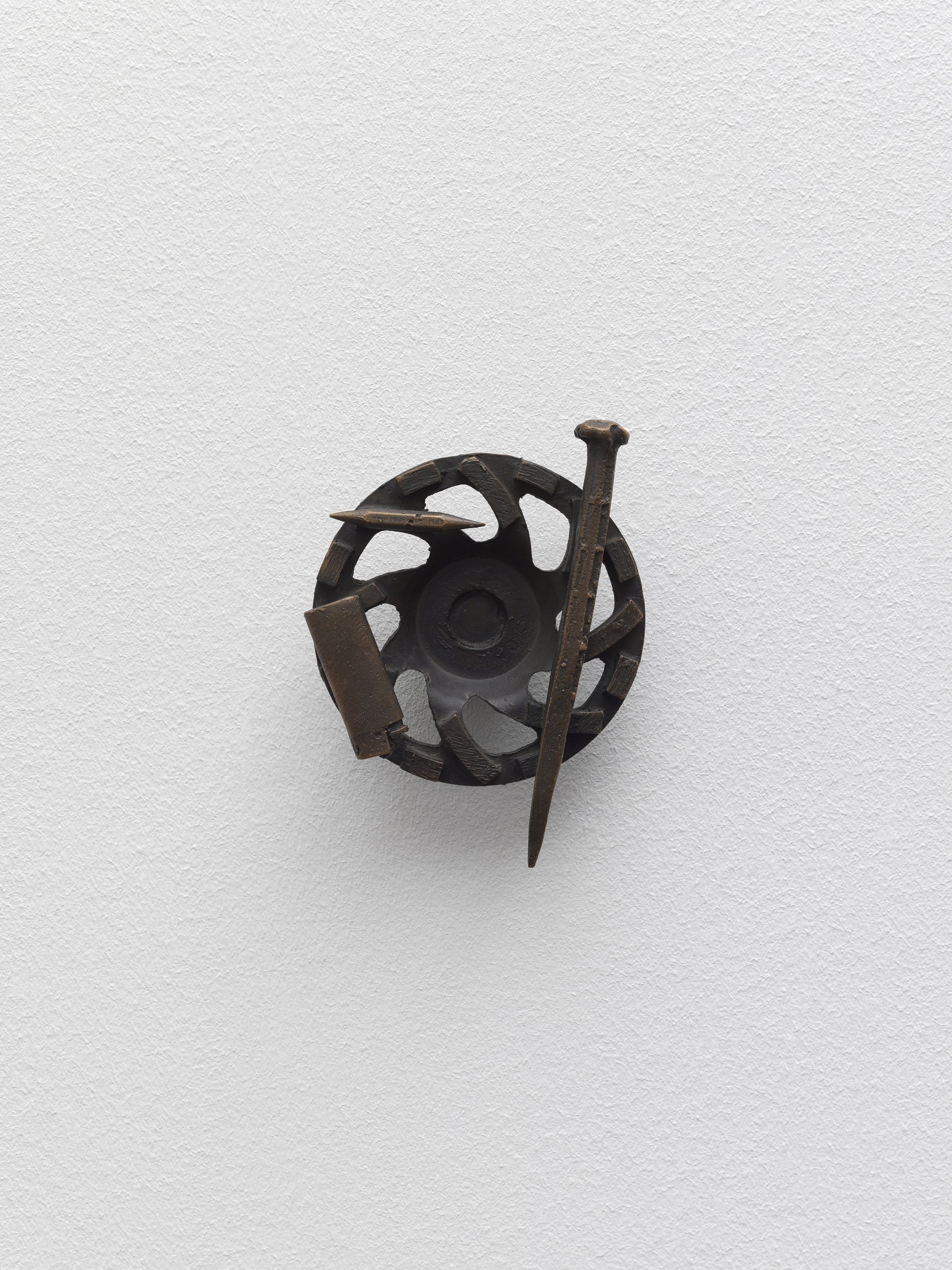   Diamond I , 2023  Bronze, 17 x 17 x 4 cm 