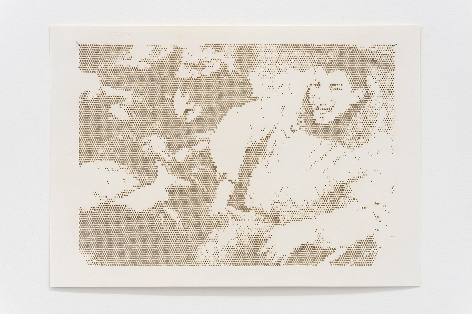  Circolare, 2023, laser-cut drawing sheet, 40 x 30 cm 