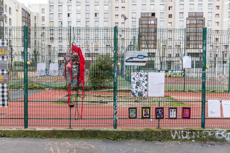 Allison Blumenthal, Installation view, Street Art, 2019, curated by Elsa Wurth and Camila Oliveira Fairclough