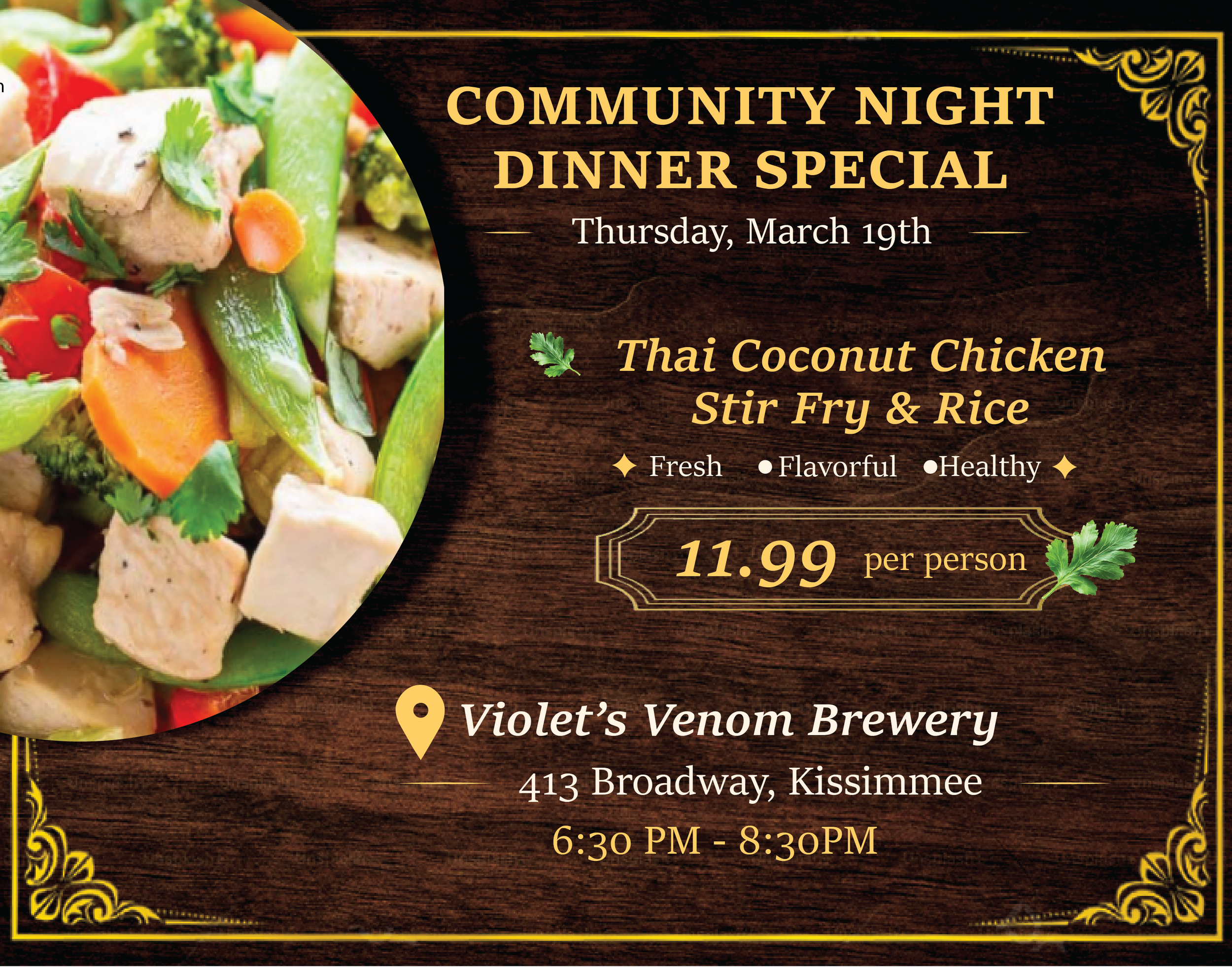 Community Dinner - 3/19/2026