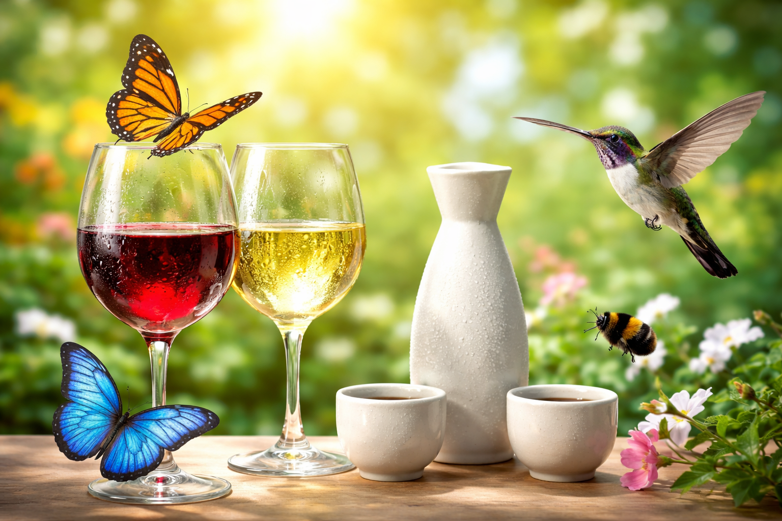 Birds, Bees, and Wine Tasting