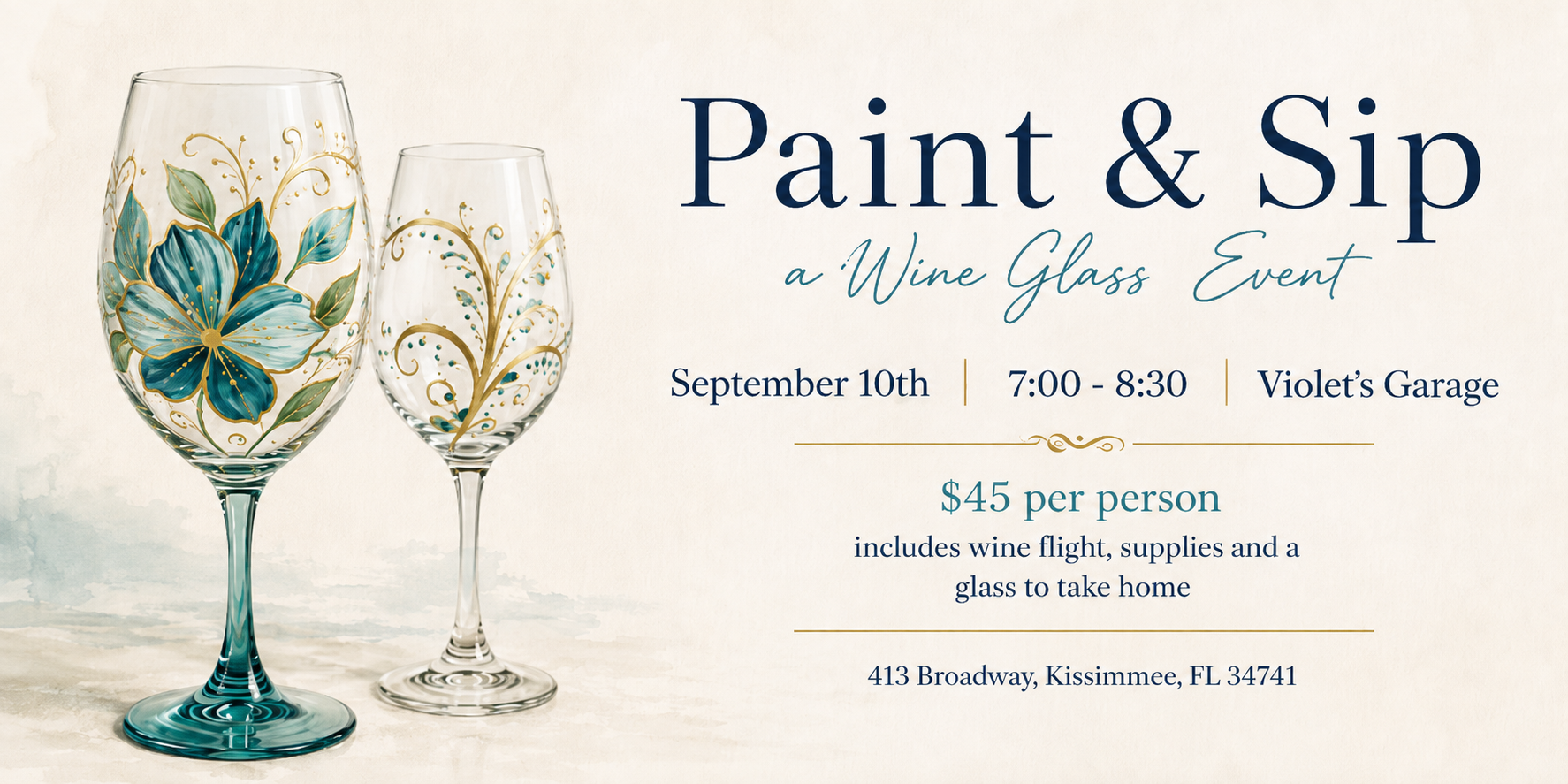 Paint & Sip: A Wine Glass Event