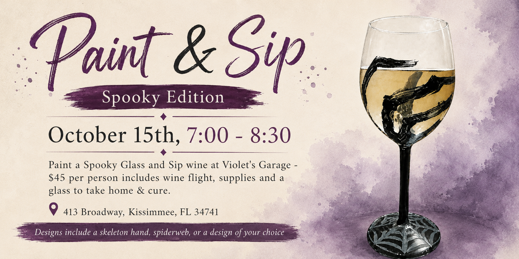 Paint & Sip - Halloween Edition