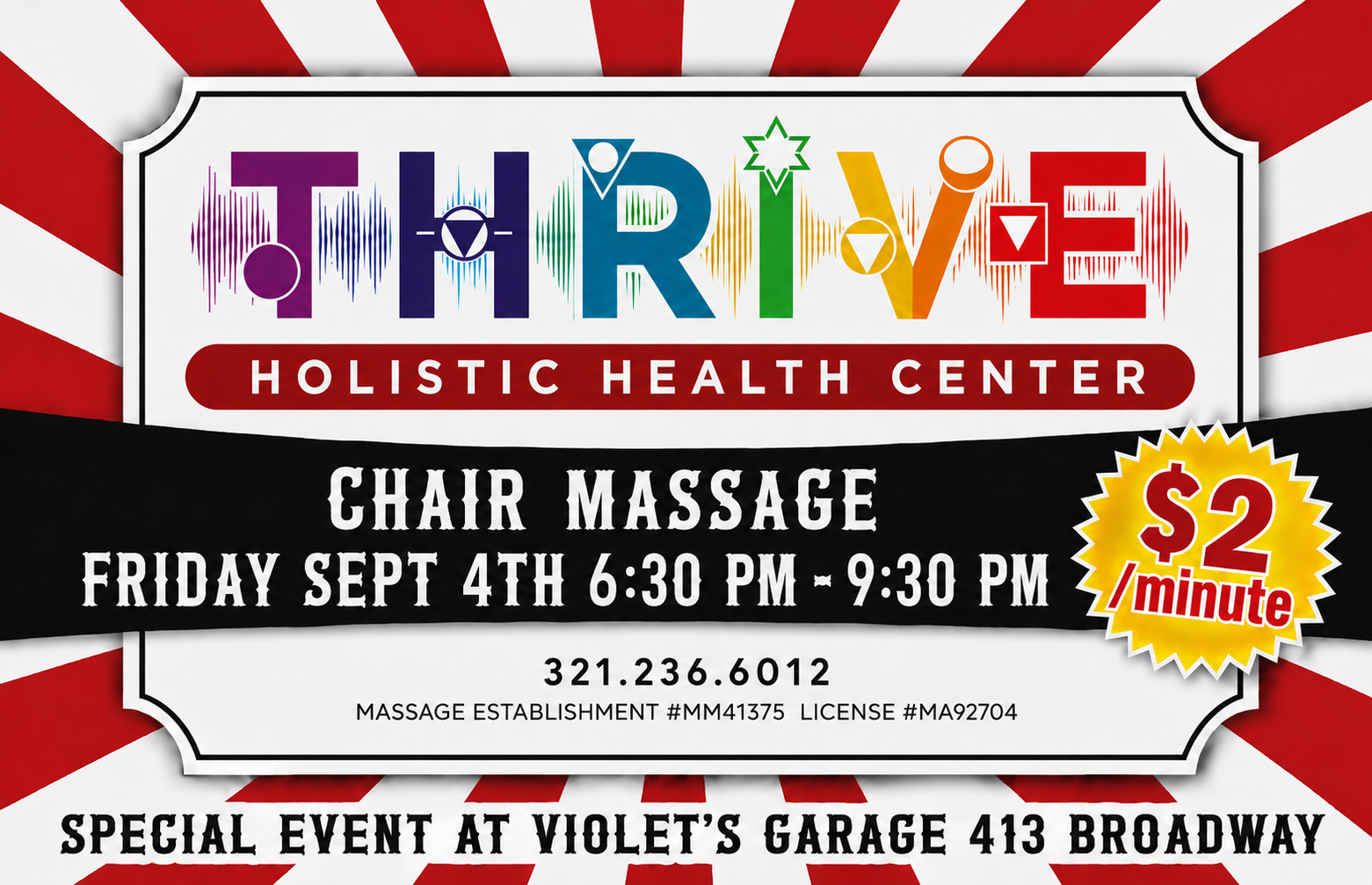 Thrive Chair Massage