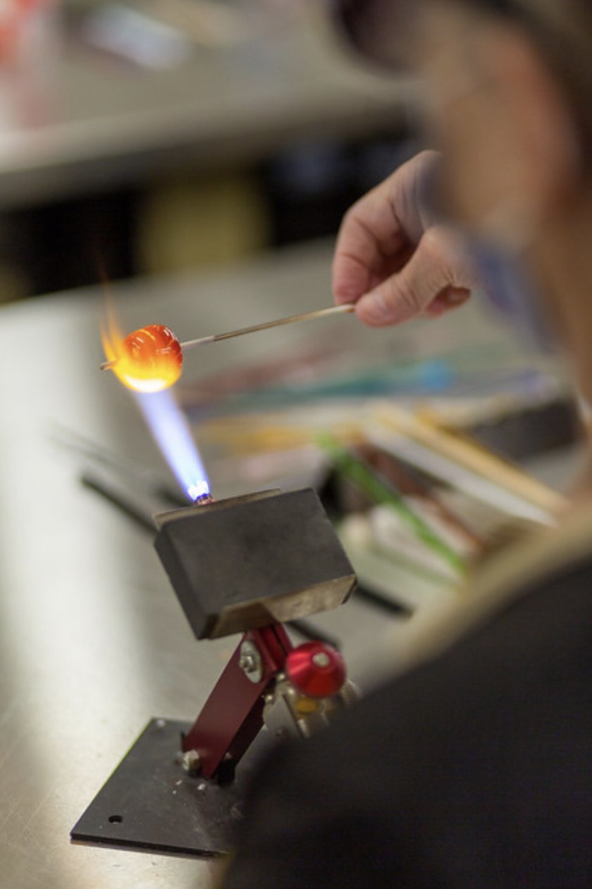 Flameworked Glass Beads