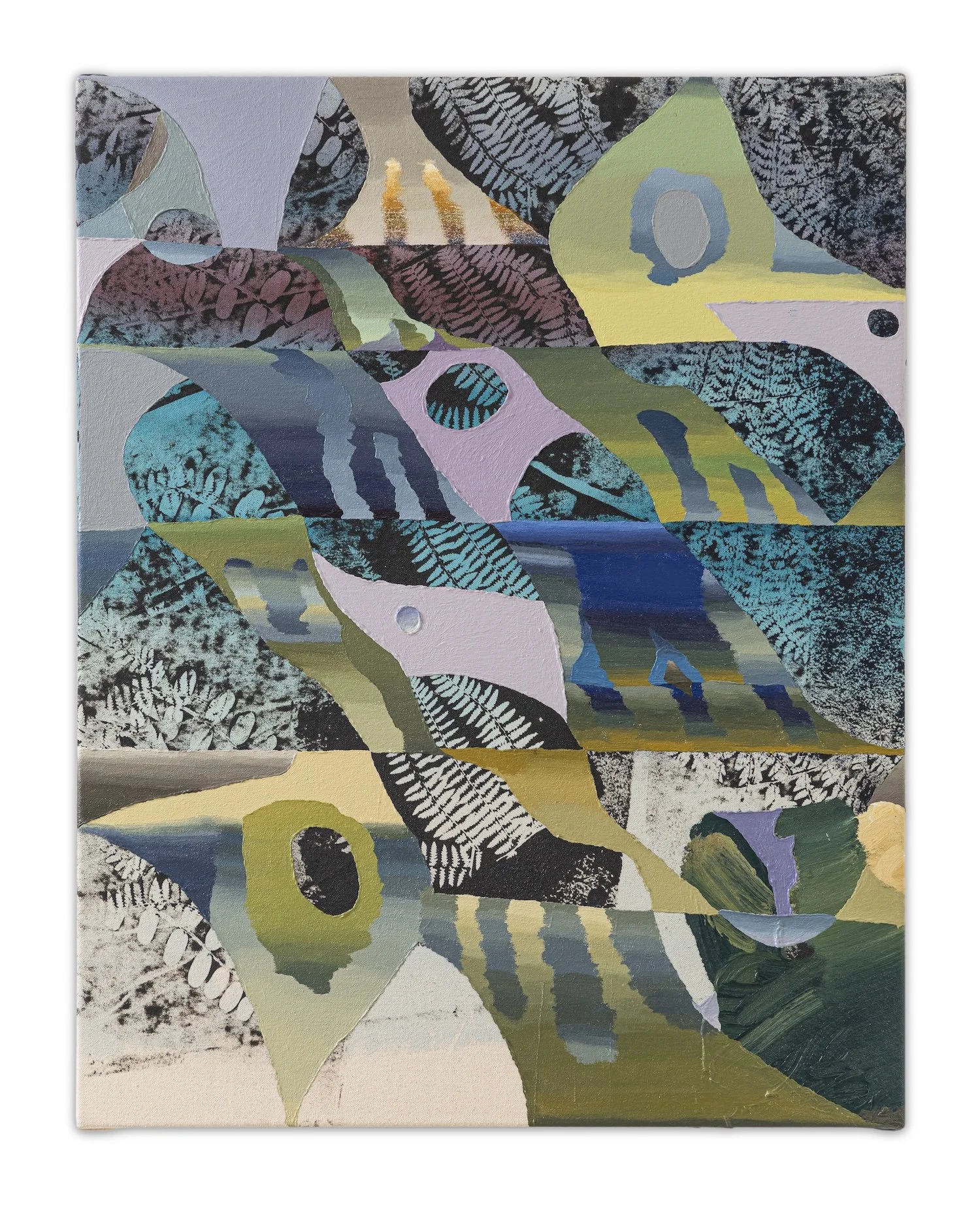 WILL HUTNICK - Time Keeps On Slipping | Acrylic, graphite and wax pastel on canvas | 28 by 22 inches | 2026