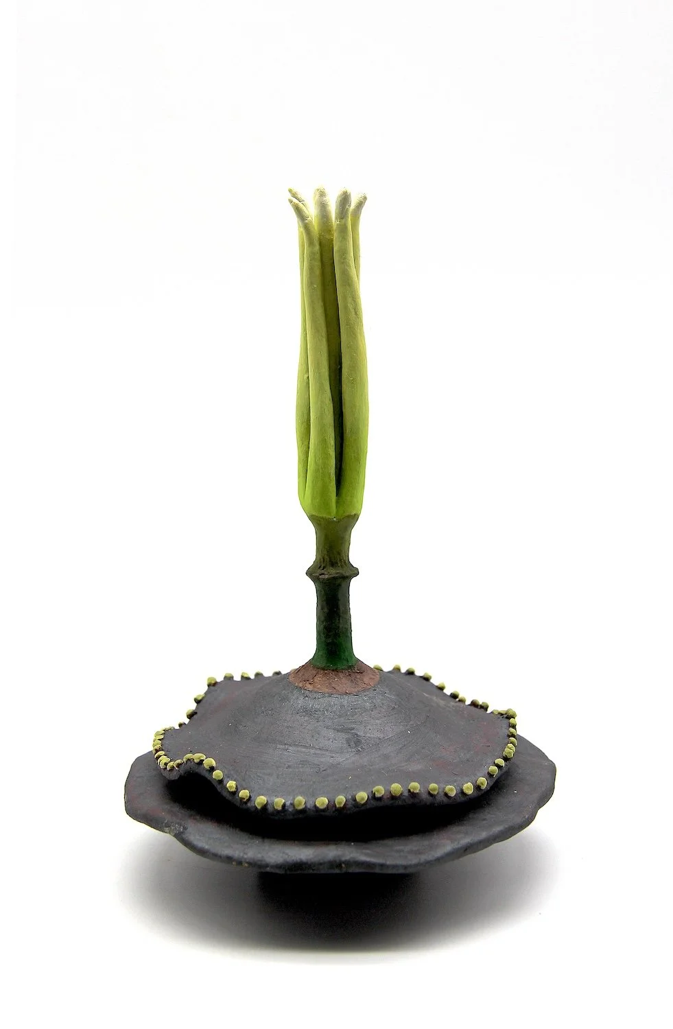 JULIE EVANS - Shoot 2 | Glazed ceramic | 6 by 3.75 by 3.75 inches | 2024