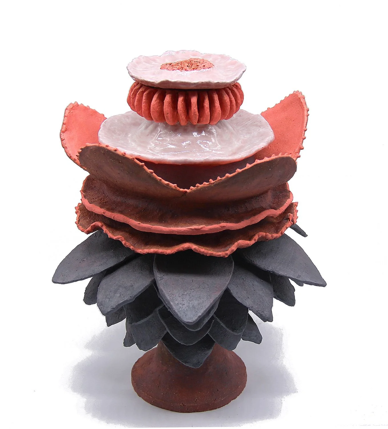 JULIE EVANS - Pining | Glazed ceramic| 11.5 by 9.5 b 9.5 inches | 2024