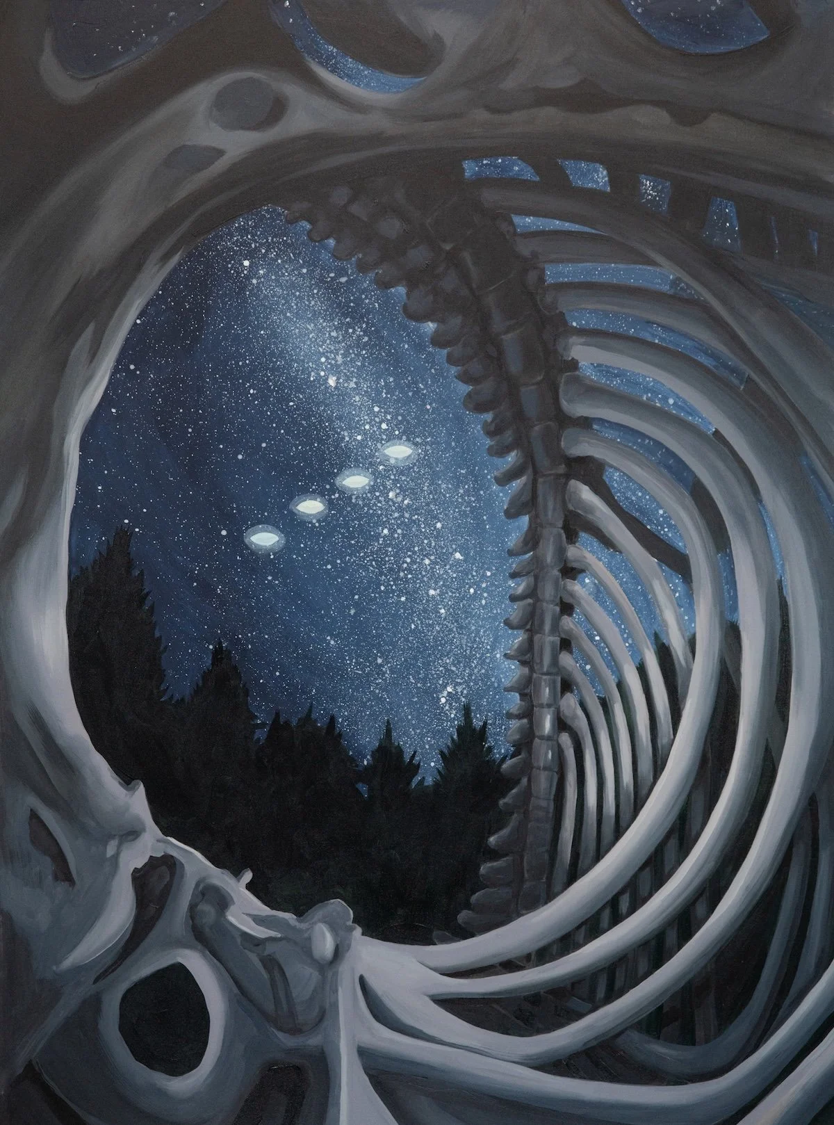 Melissa Murray - Waiting Here With Licorice Sticks. 2026, acrylic on canvas. 40 x 30 inches.jpg