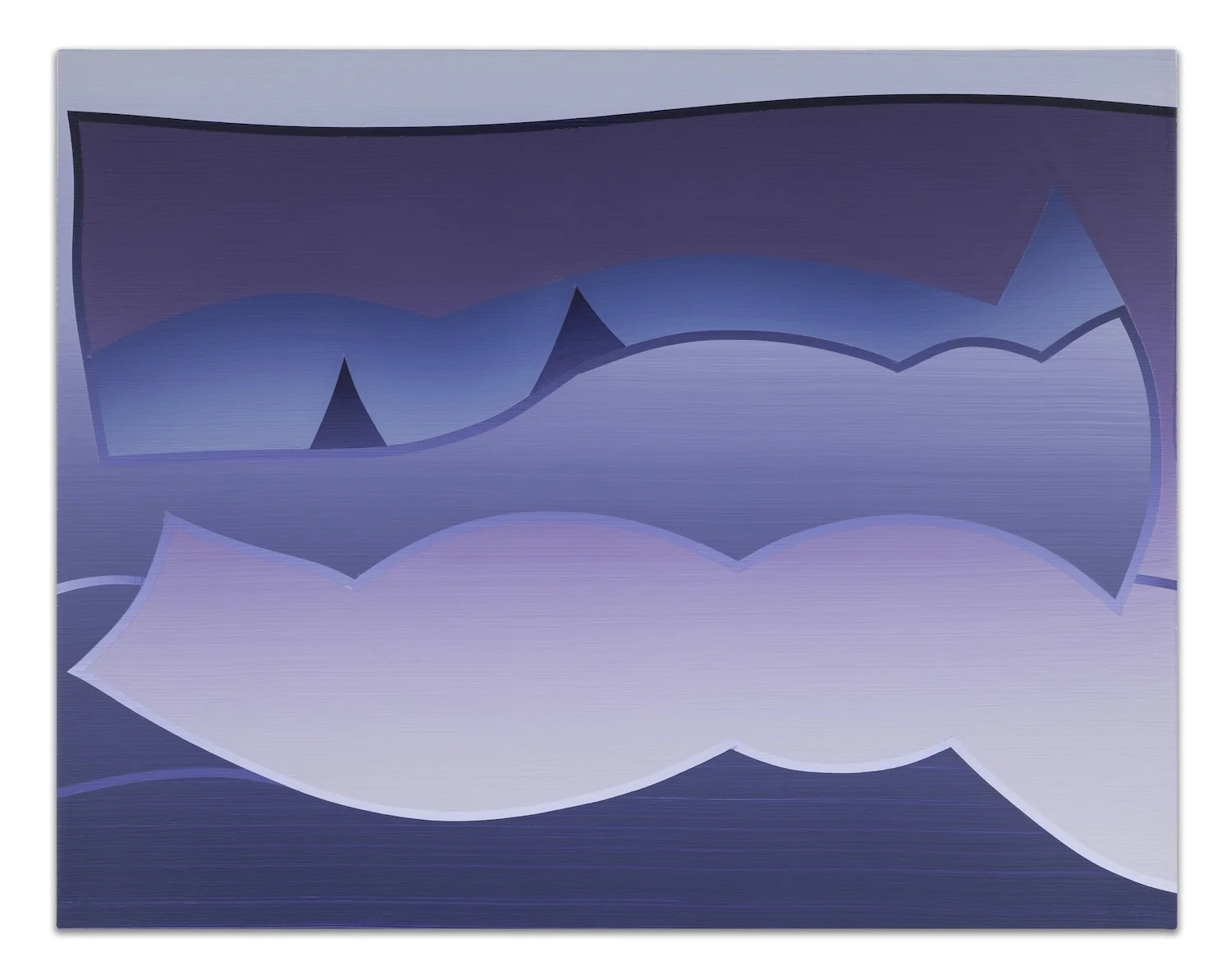 RUTH FREEMAN - Night Drive | Acrylic on Wood Panel | 11 by 14 inches | 2025