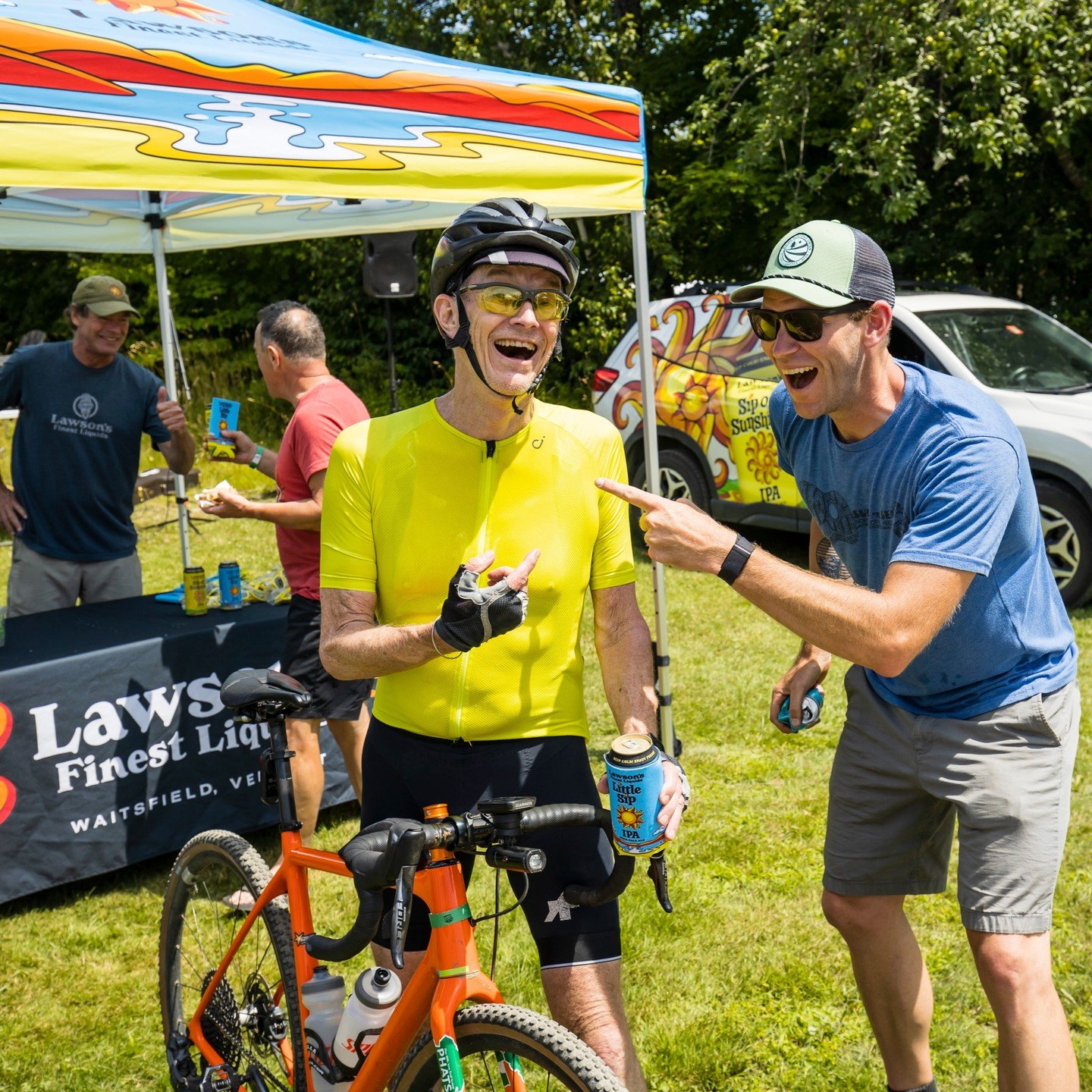 Heyo, Raid Lamoille riders - @lawsonsfinest is back with afterparty beverage support!