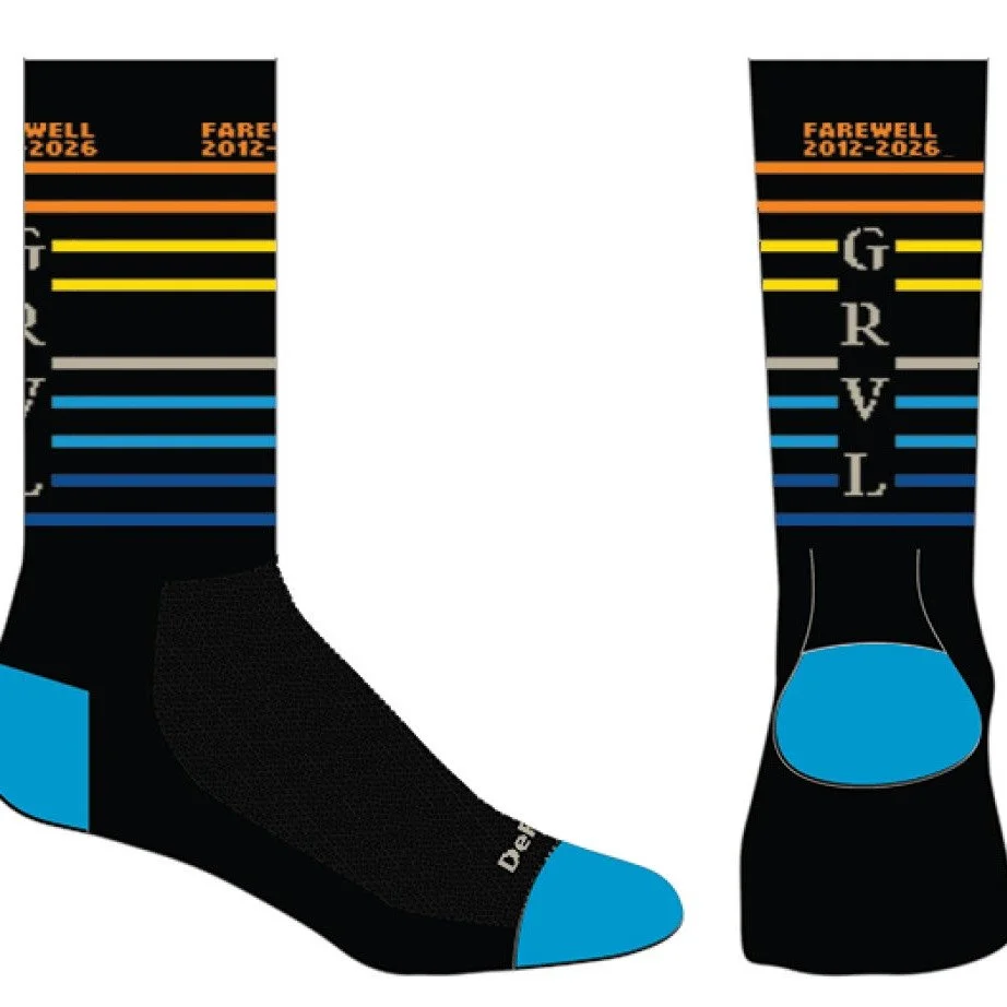 Want to put dese on de feet? Sign up for Raid Rockingham and we'll have a pair of these custom @defeet socks waiting for you at packet pickup!
