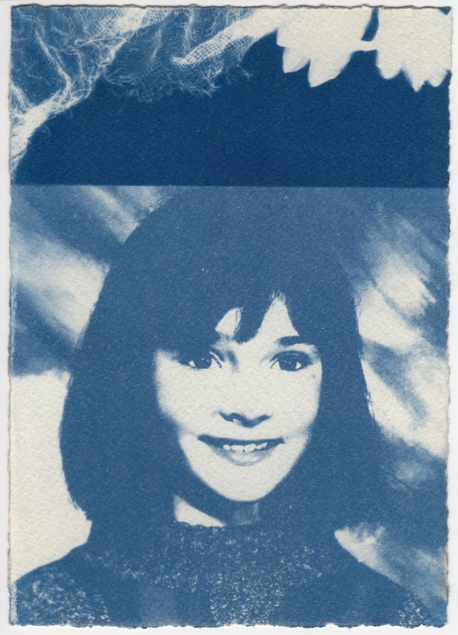 "Self Portrait" Cyanotype